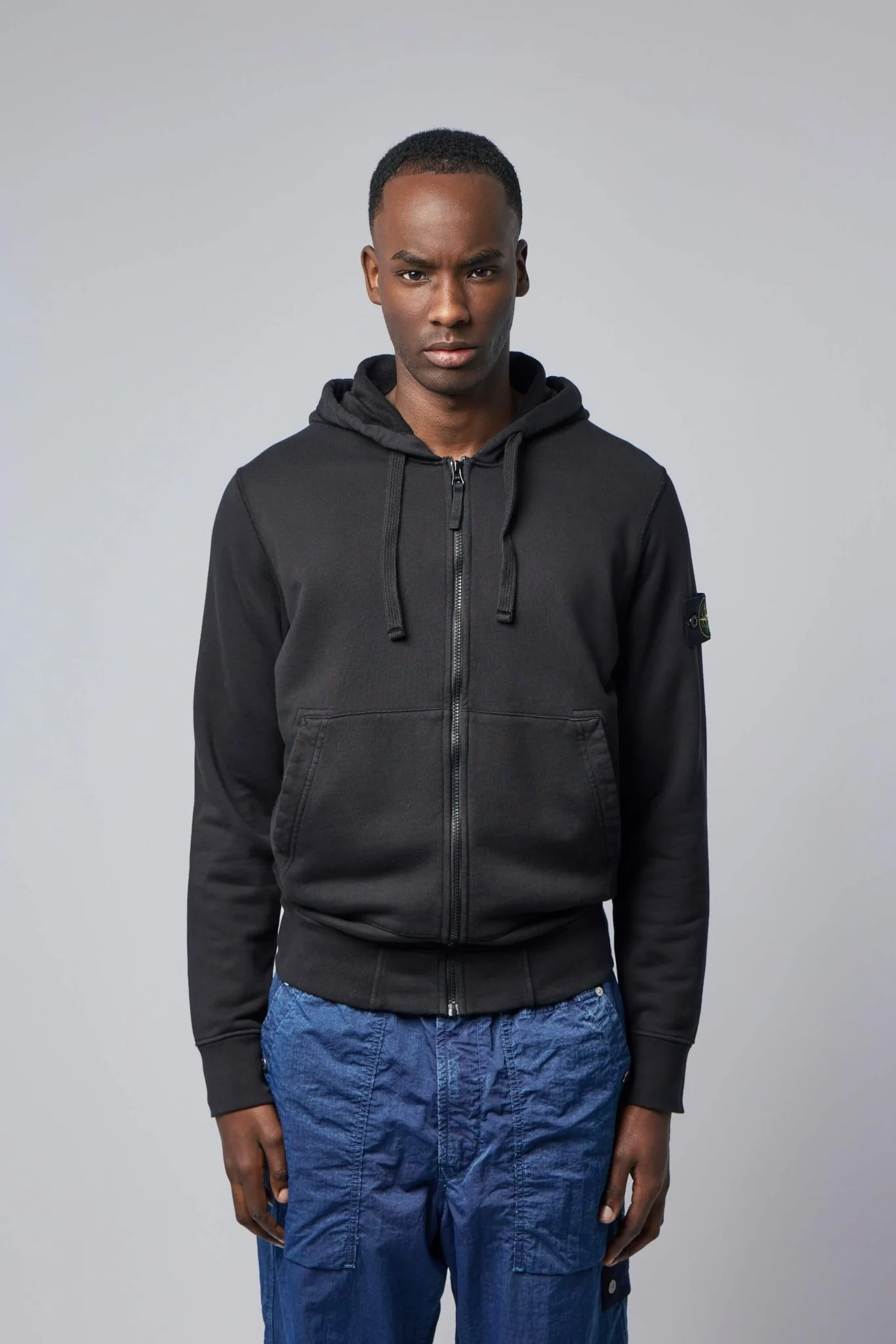 Regular Fit Zipper-up Hooded Sweatshirt - Image 2
