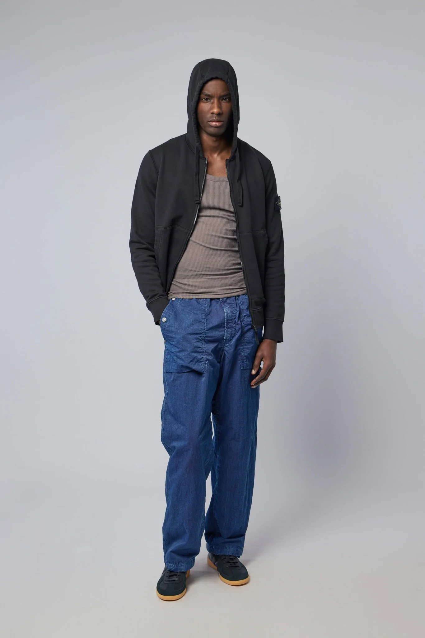 Regular Fit Zipper-up Hooded Sweatshirt - Image 8