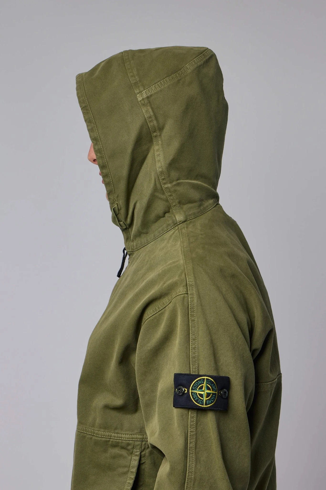 Oversized Fit Zip-up Hooded Jacket - Image 6