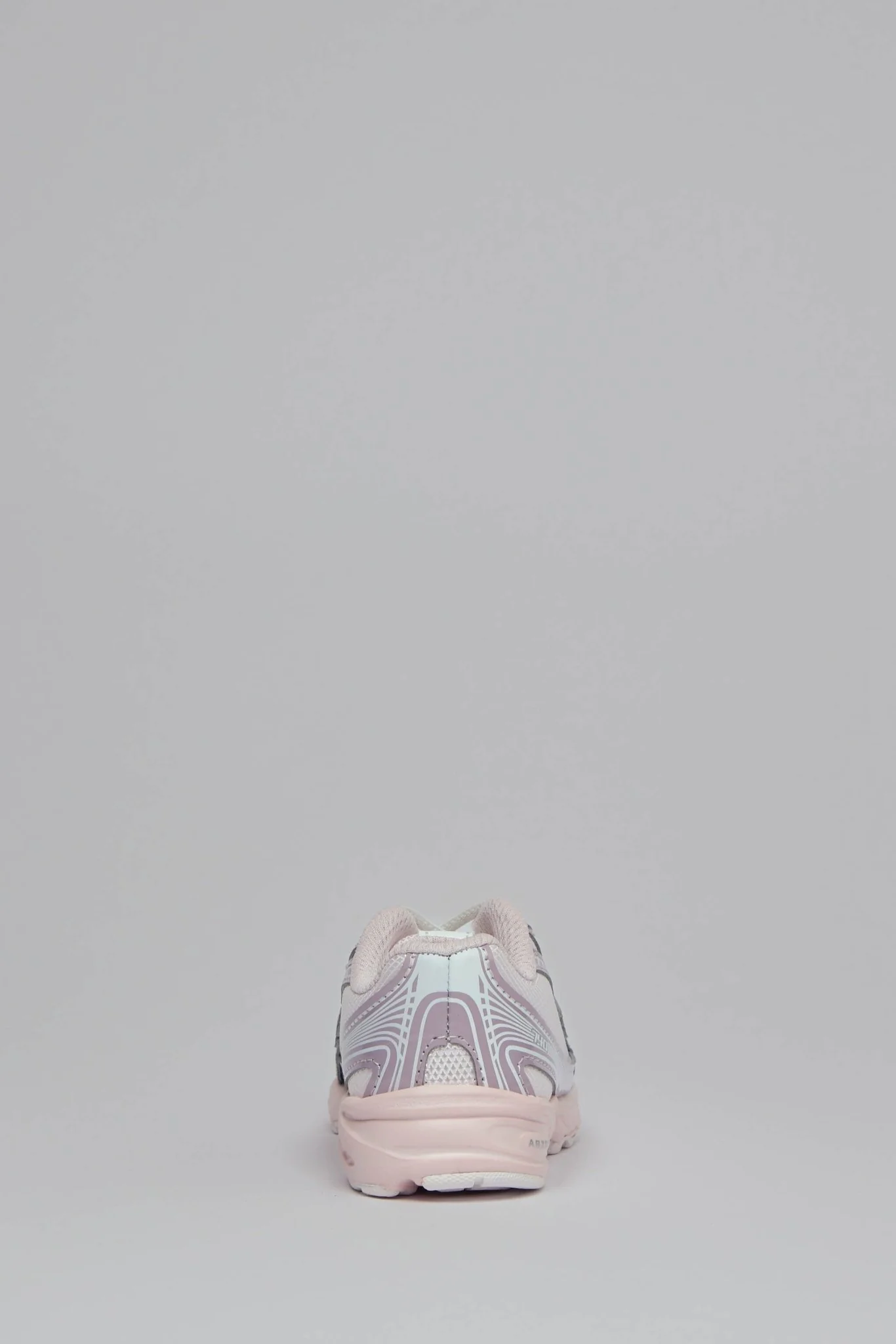 Kids Pink and White Low Top Sneakers - Image 4
