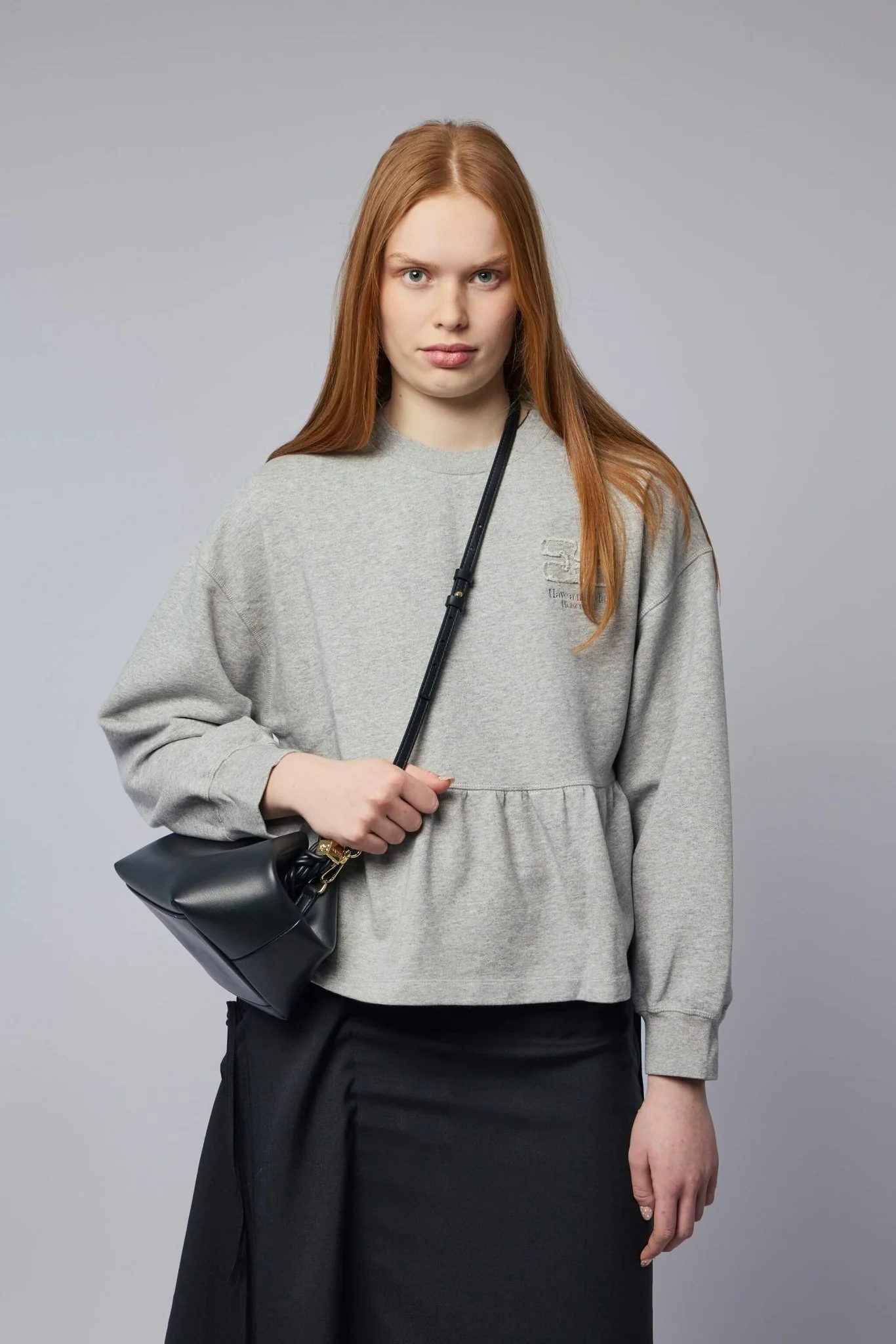 Isoli Crewneck with Peplum