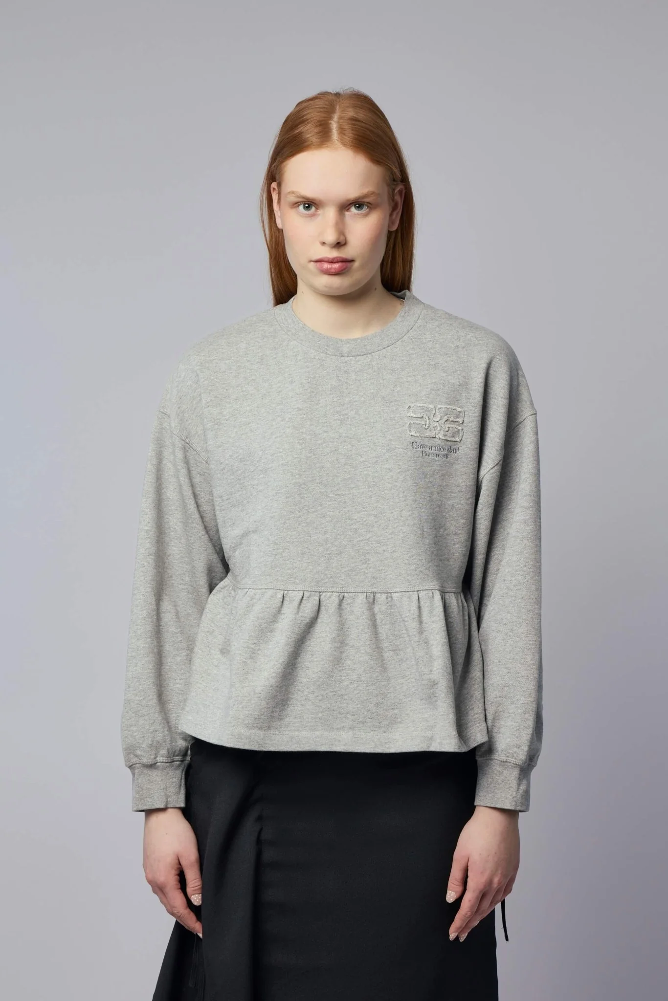 Isoli Crewneck with Peplum - Image 2