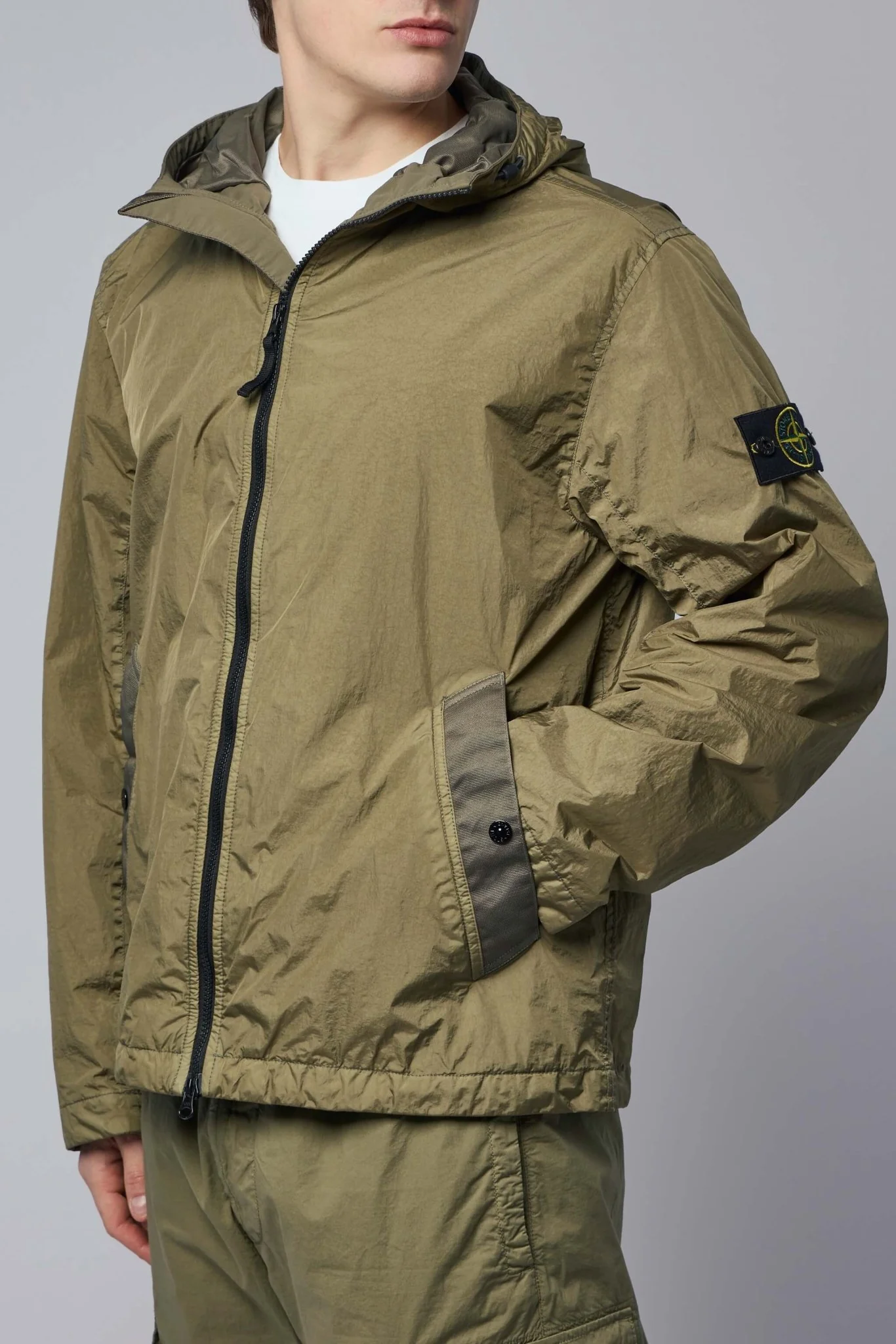 Hooded Jacket Crinkle Reps Ny - Image 3