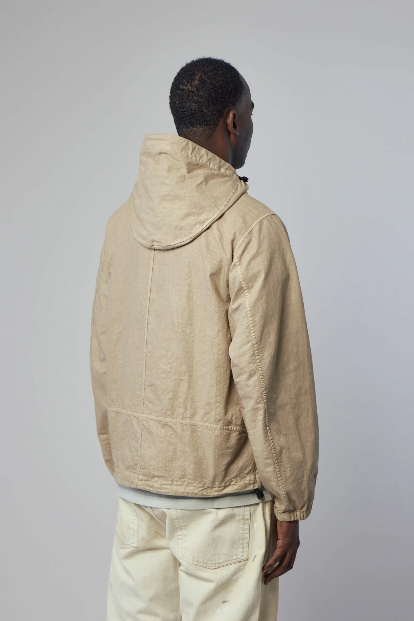 Hooded Jacket with High Neck Zipper - Image 6