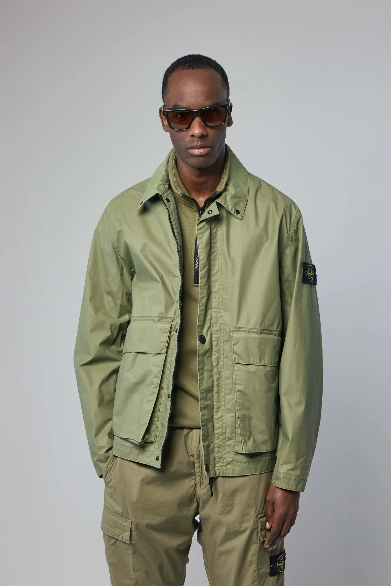Coach Jacket with Pigmented Wax Coating