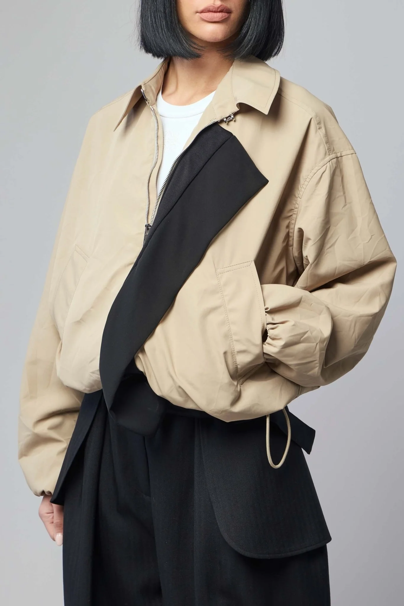 Polyester Bomber Jacket - Image 3