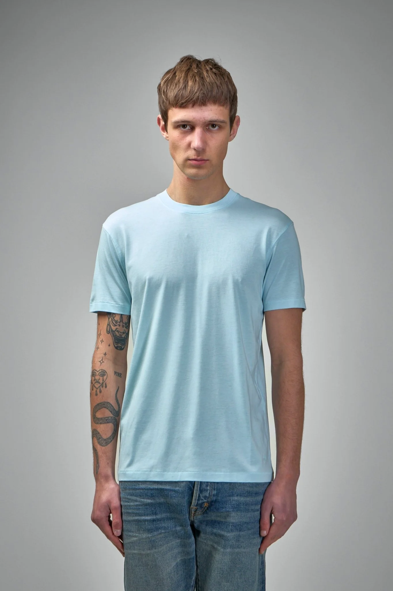 Lyocell Cotton Crew T-shirt