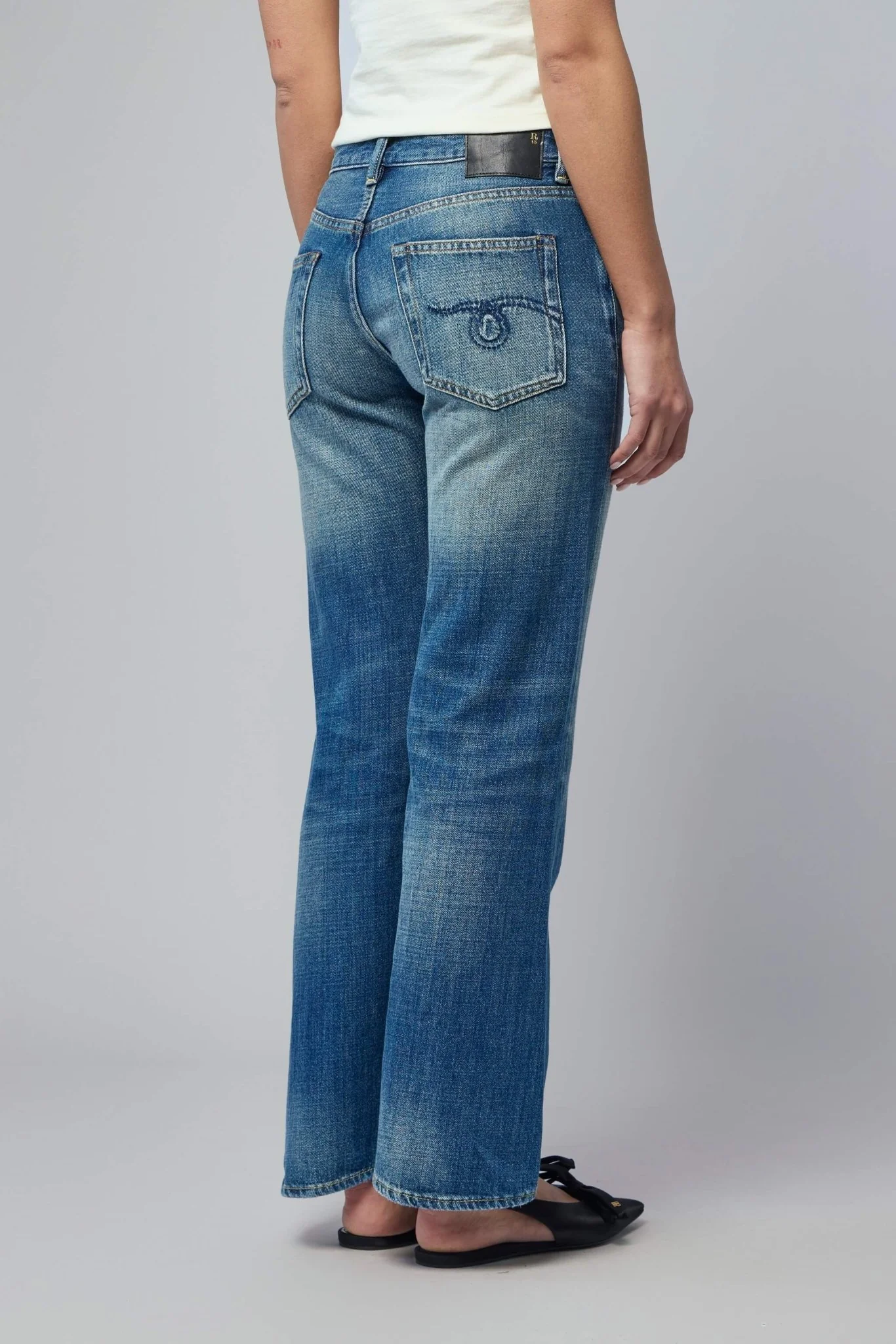 Joan Cropped Flare Jean - Image 5