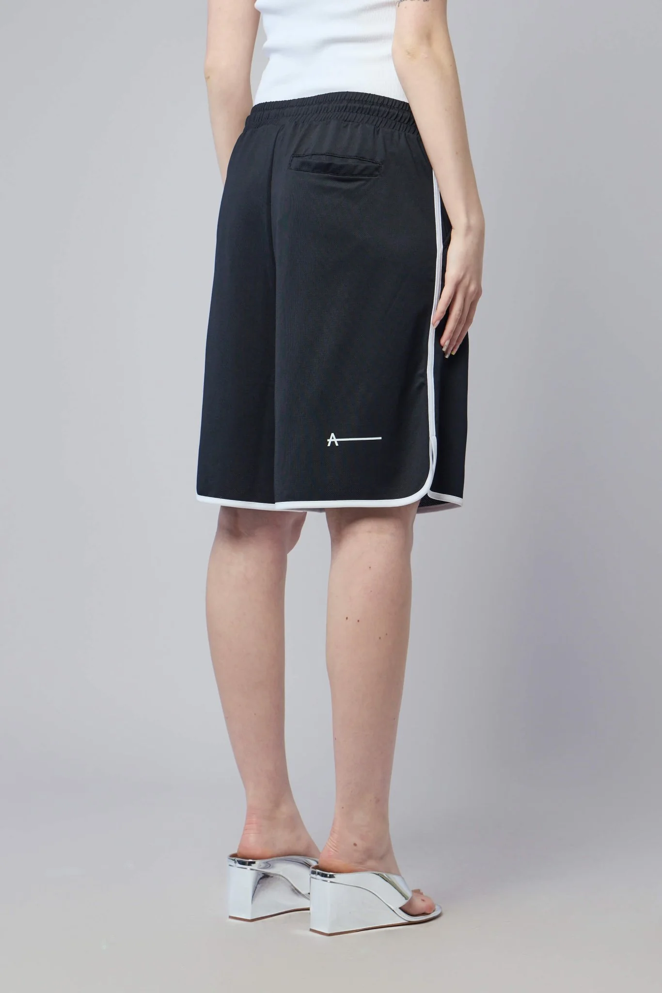 Essentials Stripe Mesh Shorts - Image 5