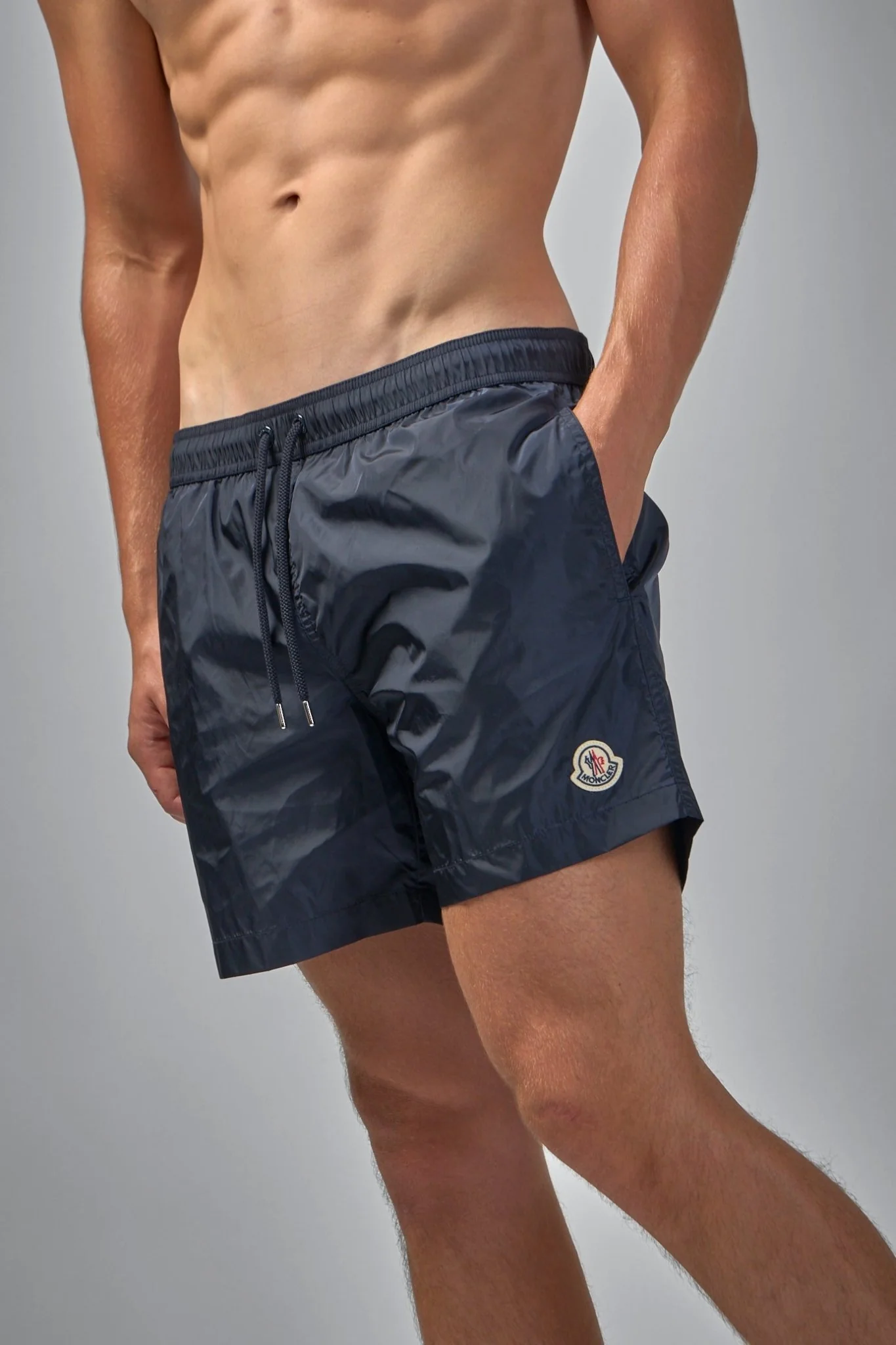 Logo Patch Drawstring Swim Shorts - Image 4