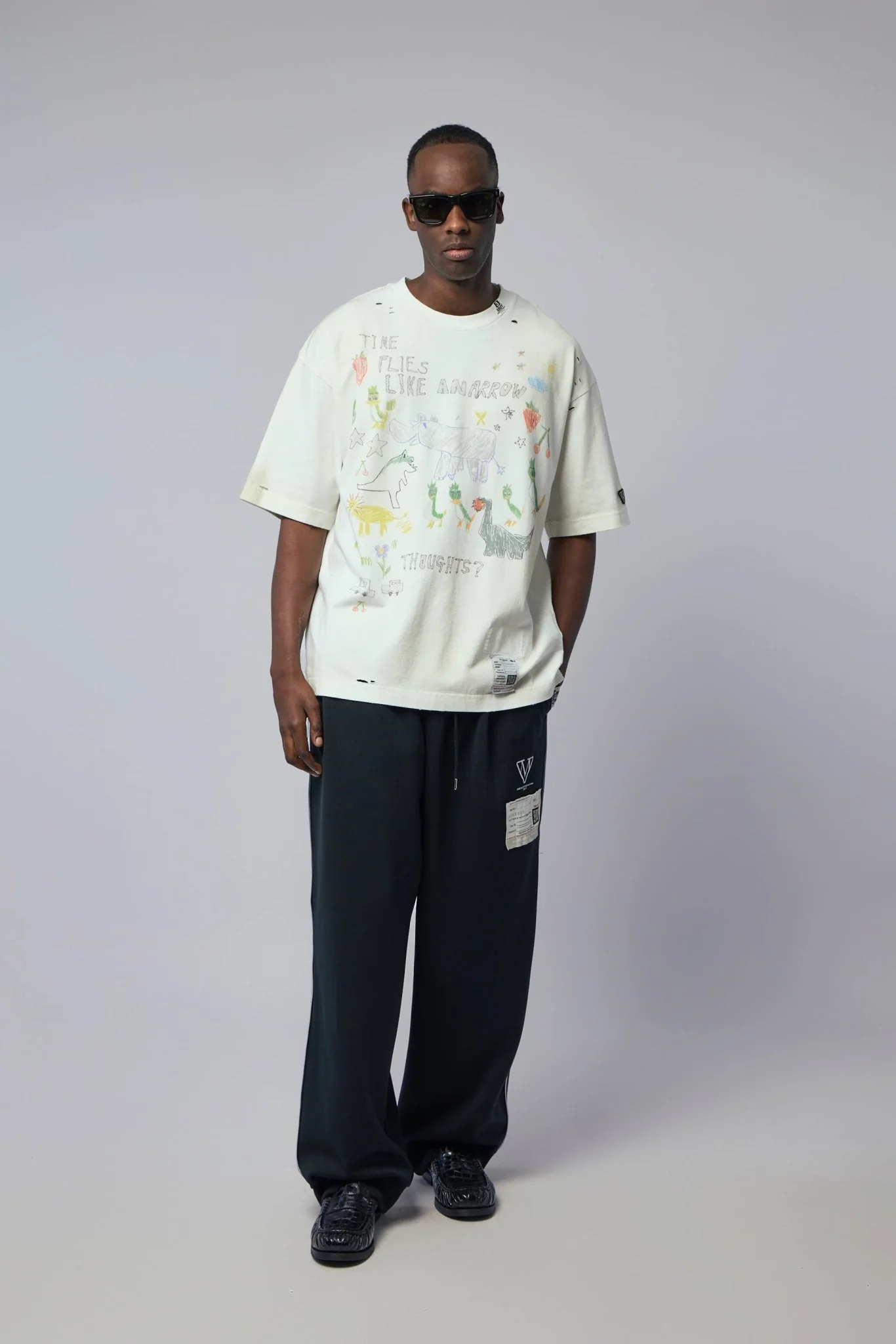 Kids Doodle Printed T-shirt - Image 6