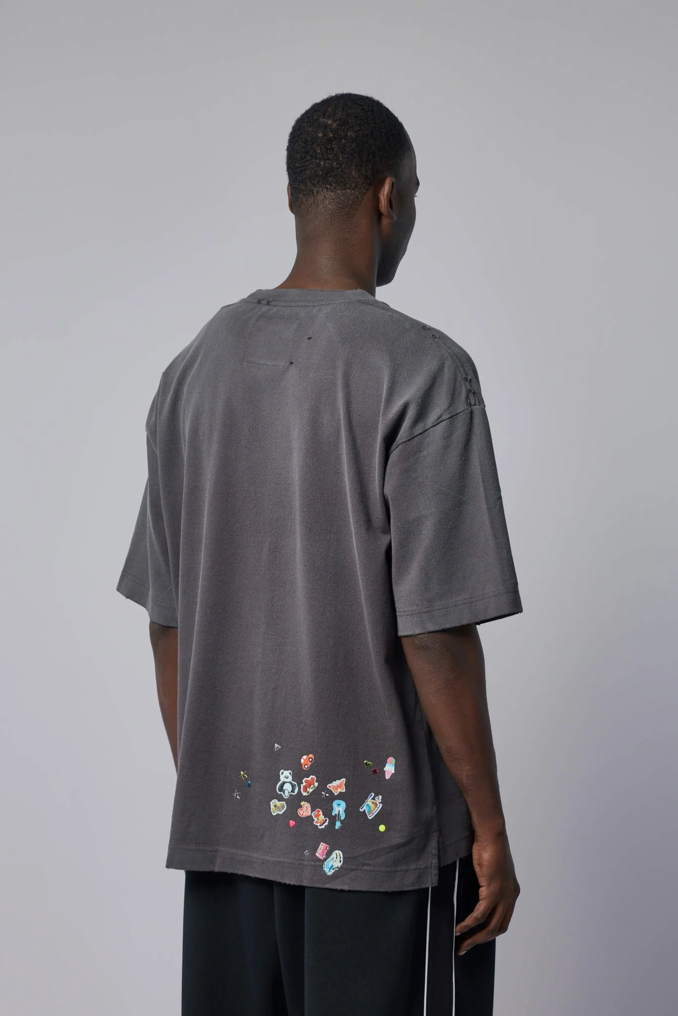Sticker Print T-shirt - Image 5