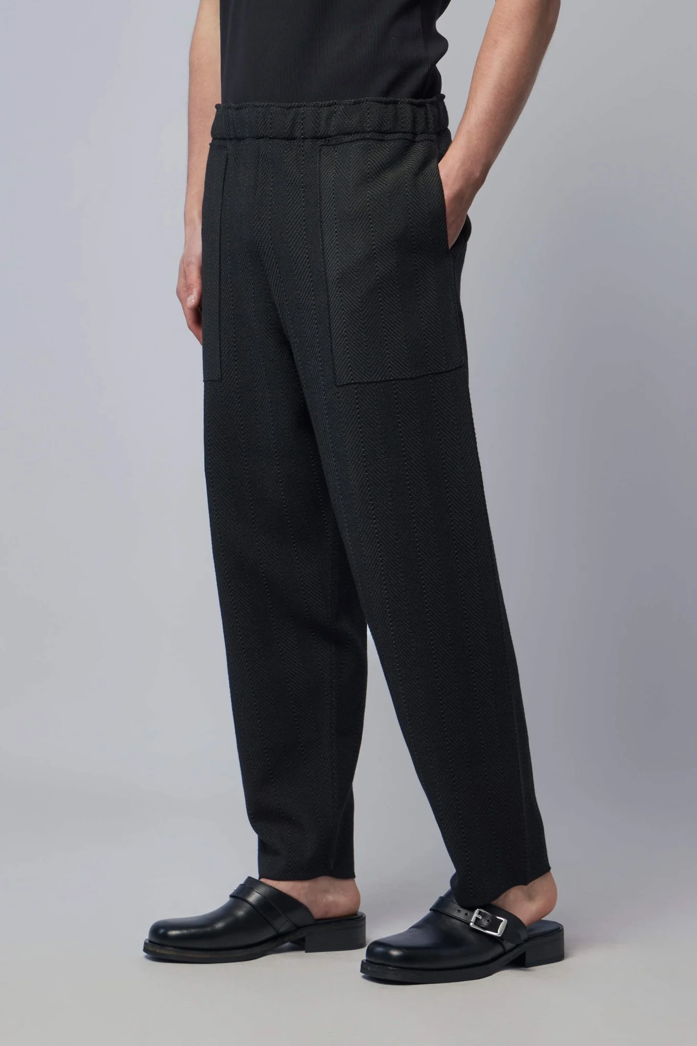 Inlaid Knit Pants - Image 3