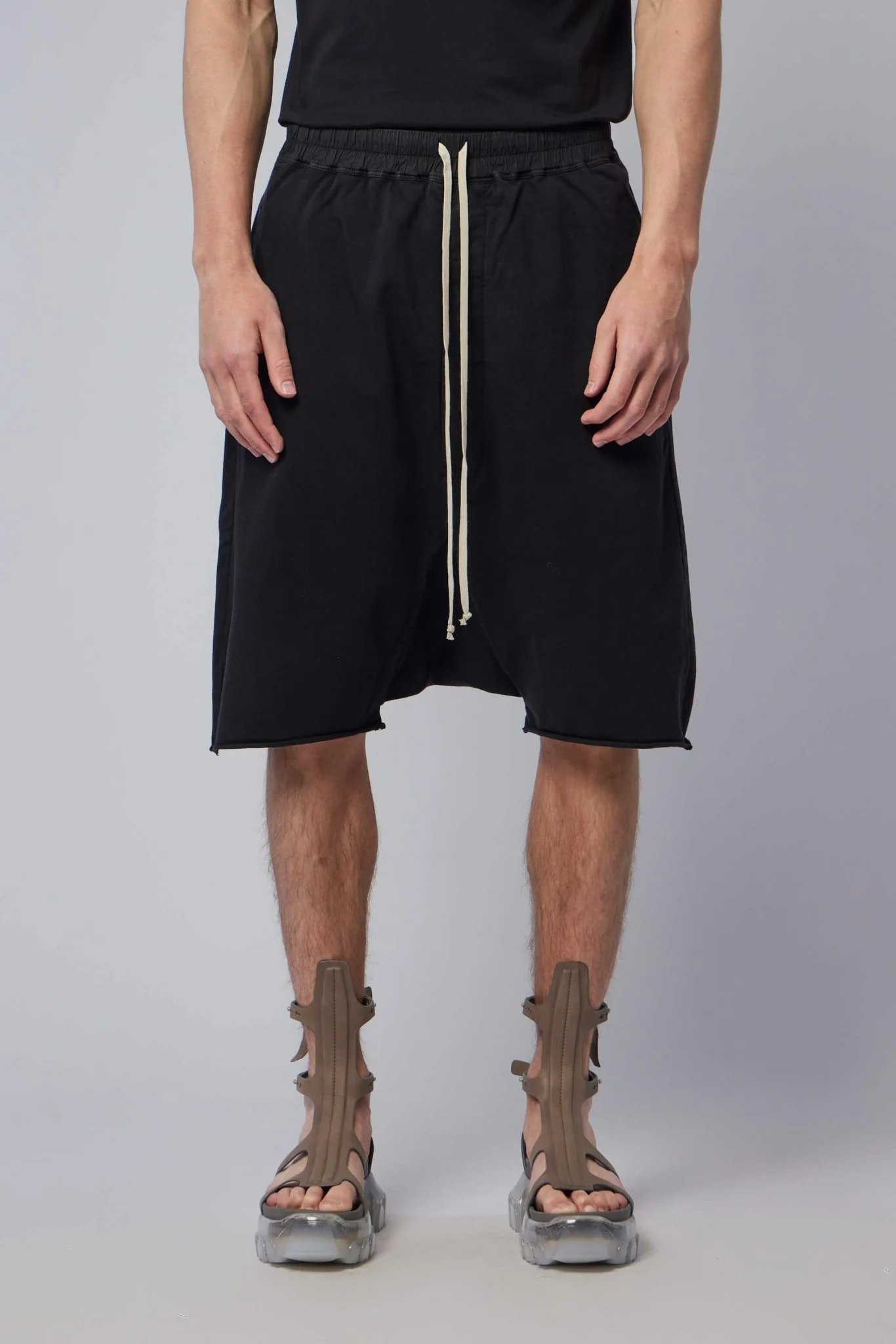 Drawstring Pods Knit Shorts