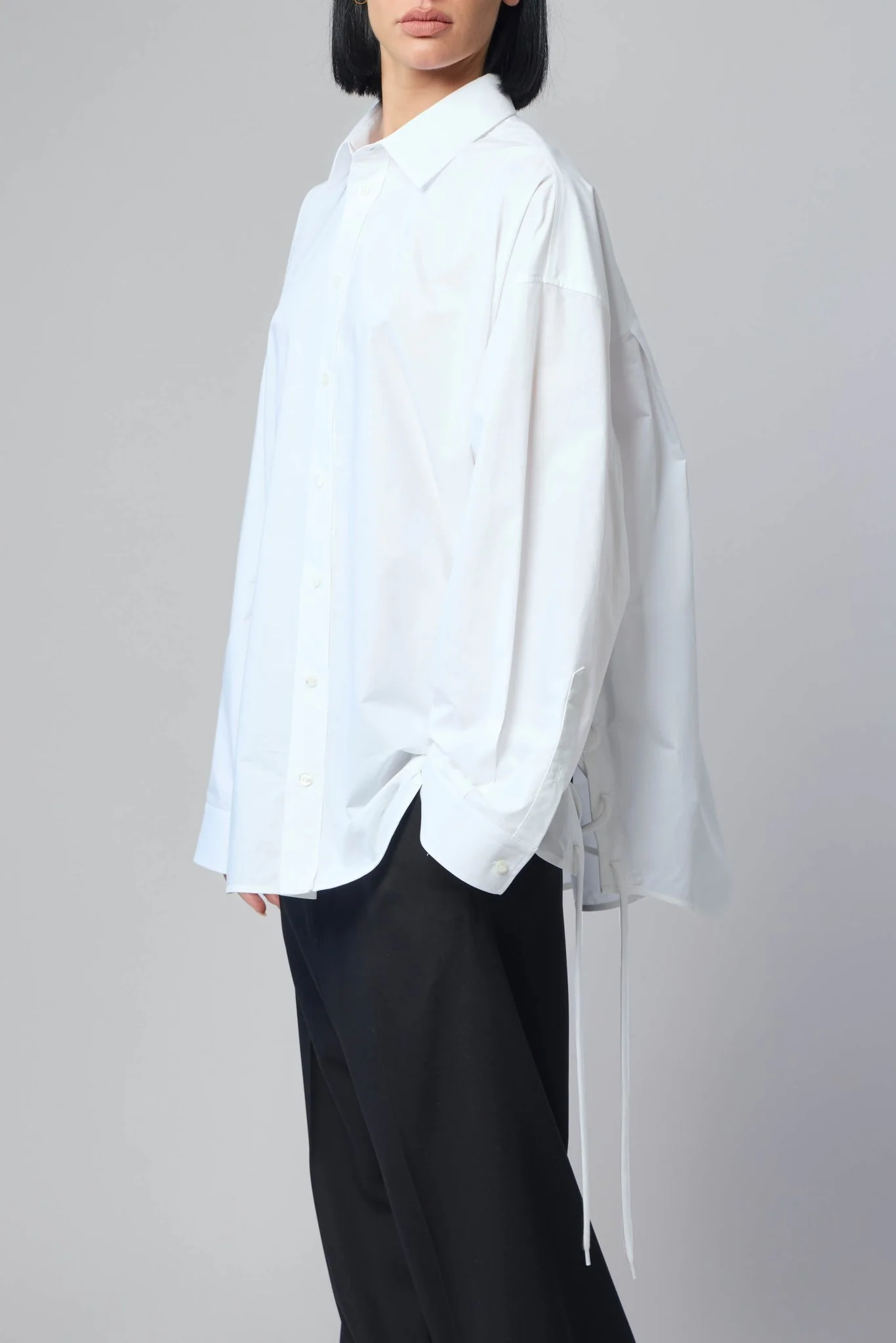 Women's Lace-up Shirt - Image 3