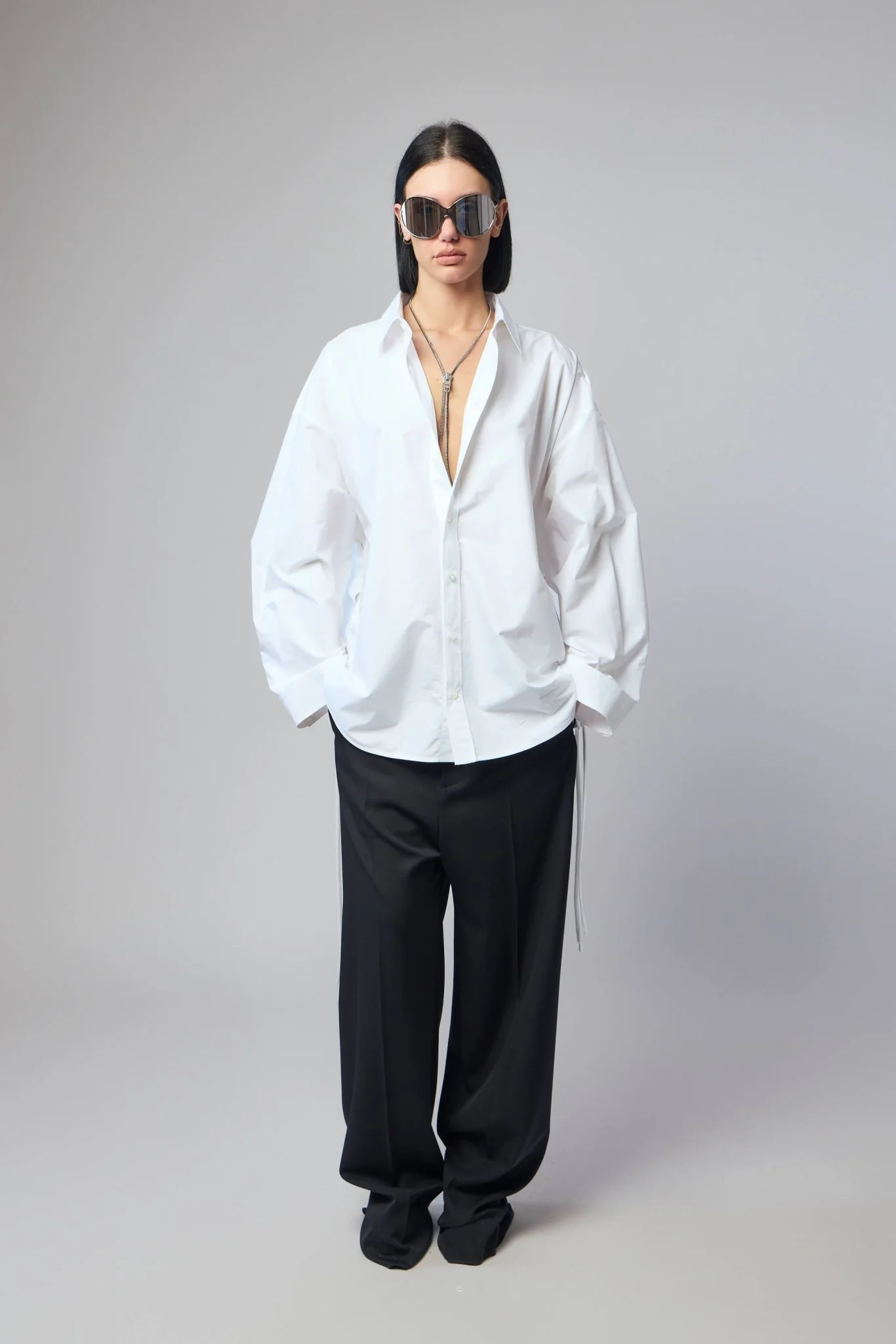 Women's Lace-up Shirt - Image 6