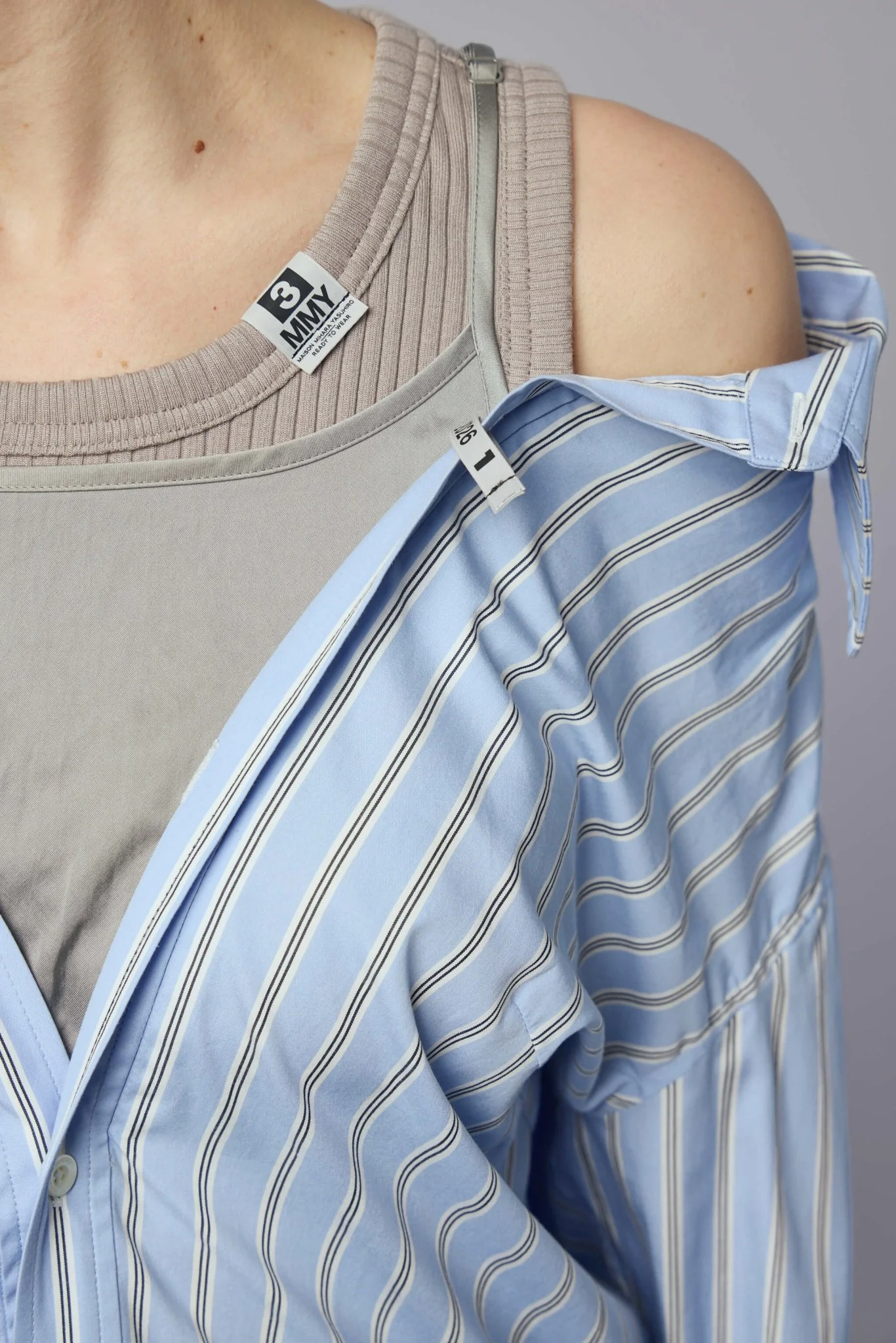 Layered Striped Shirt - Image 4