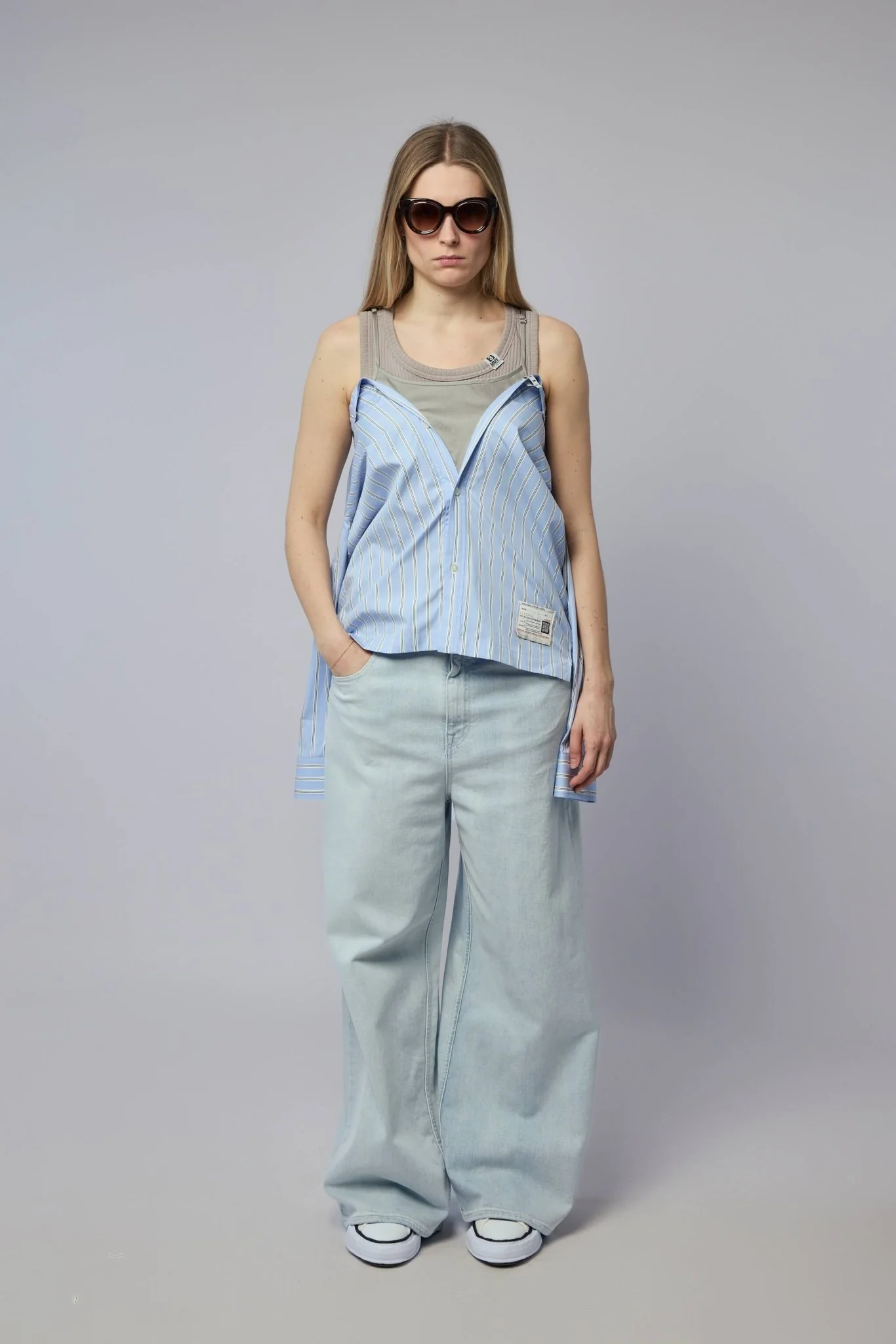 Layered Striped Shirt - Image 6