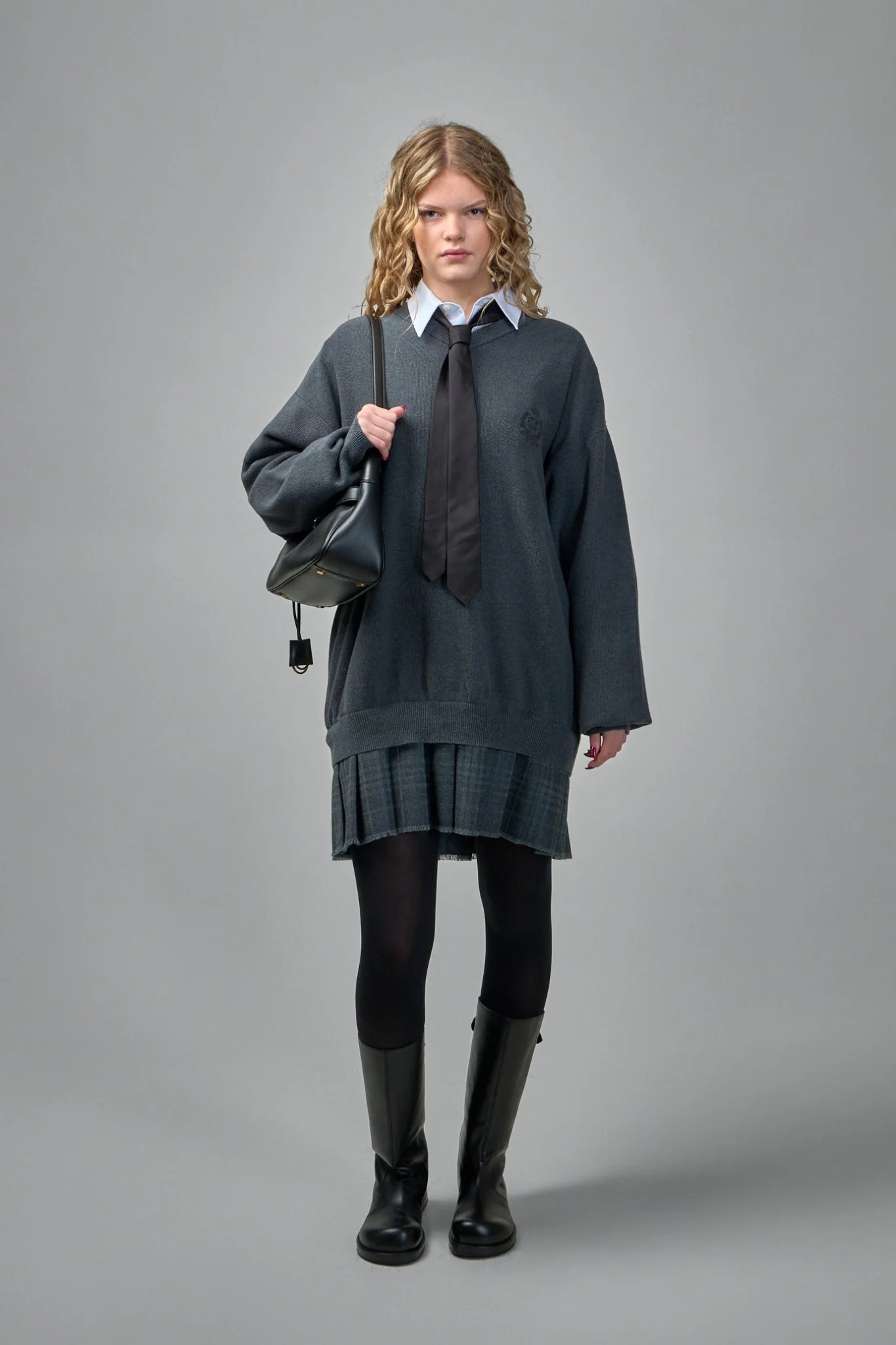 Layered Sweater Dress