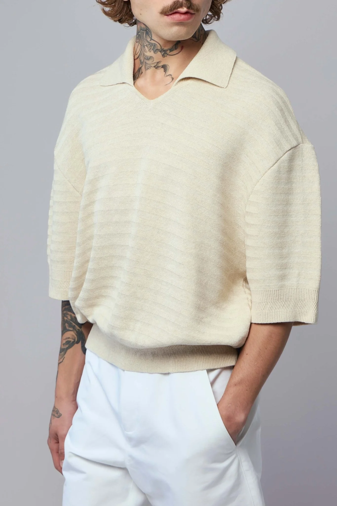 Le Polo Maille Chevron - Image 3