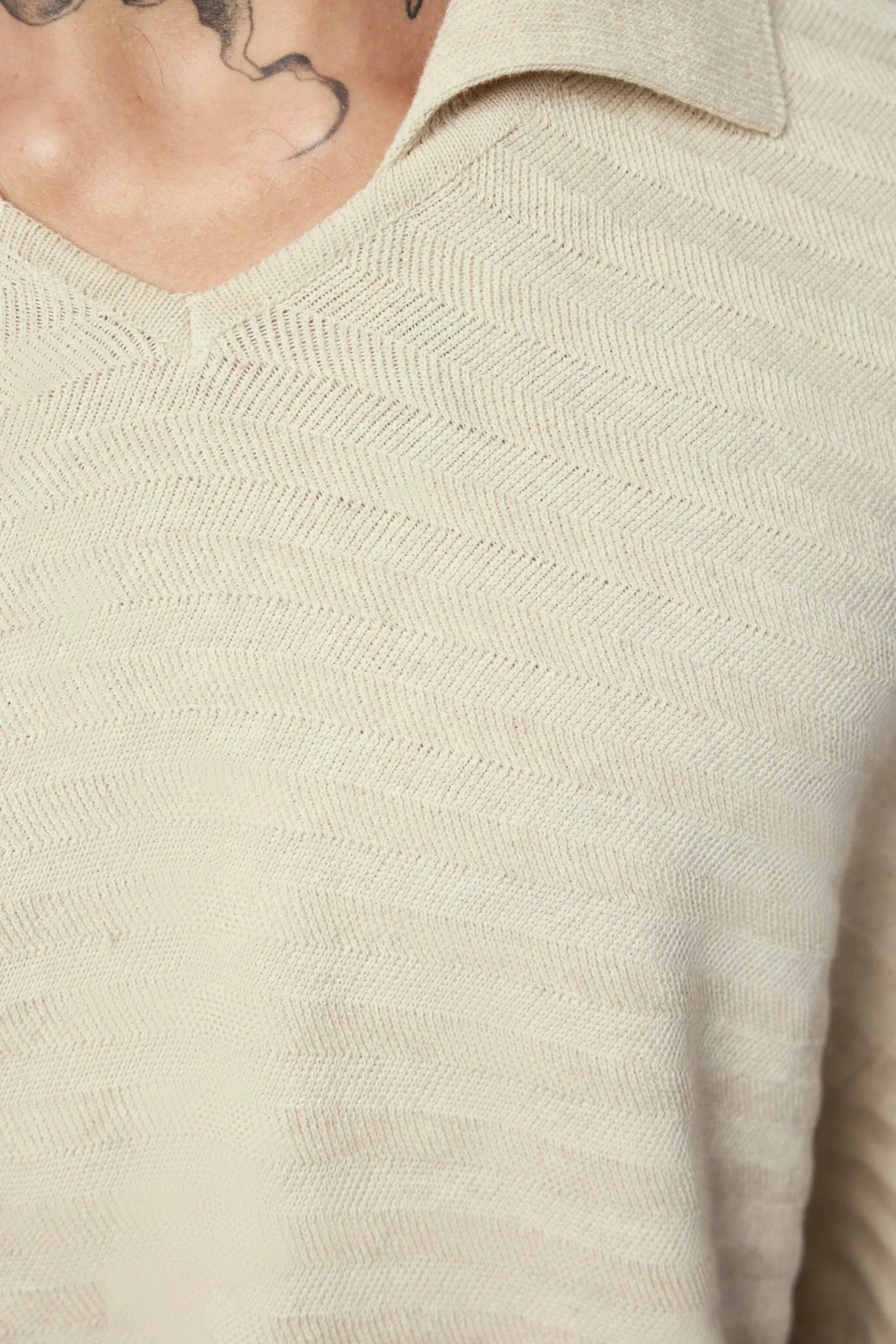 Le Polo Maille Chevron - Image 4