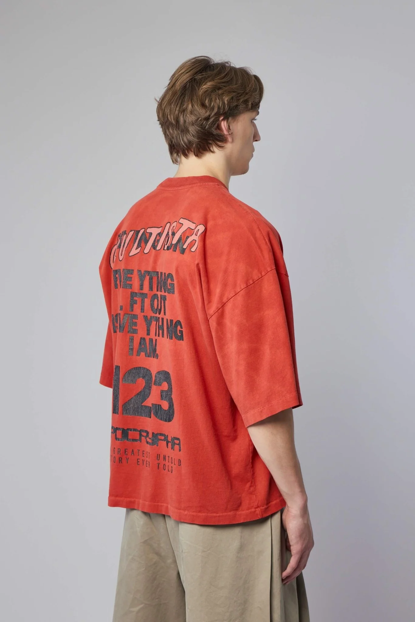 Left Out Vintage Tee Red - Image 6