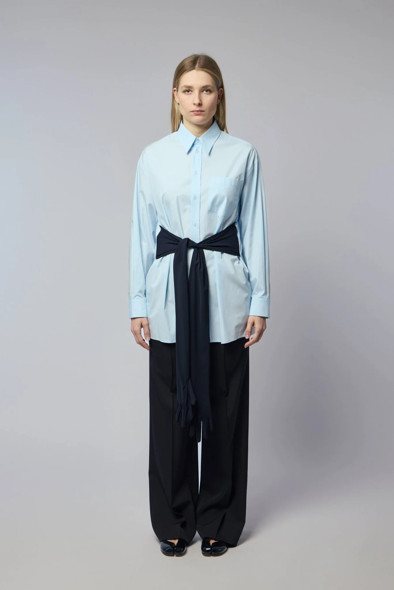 Long-sleeved Cotton Shirt - Image 3