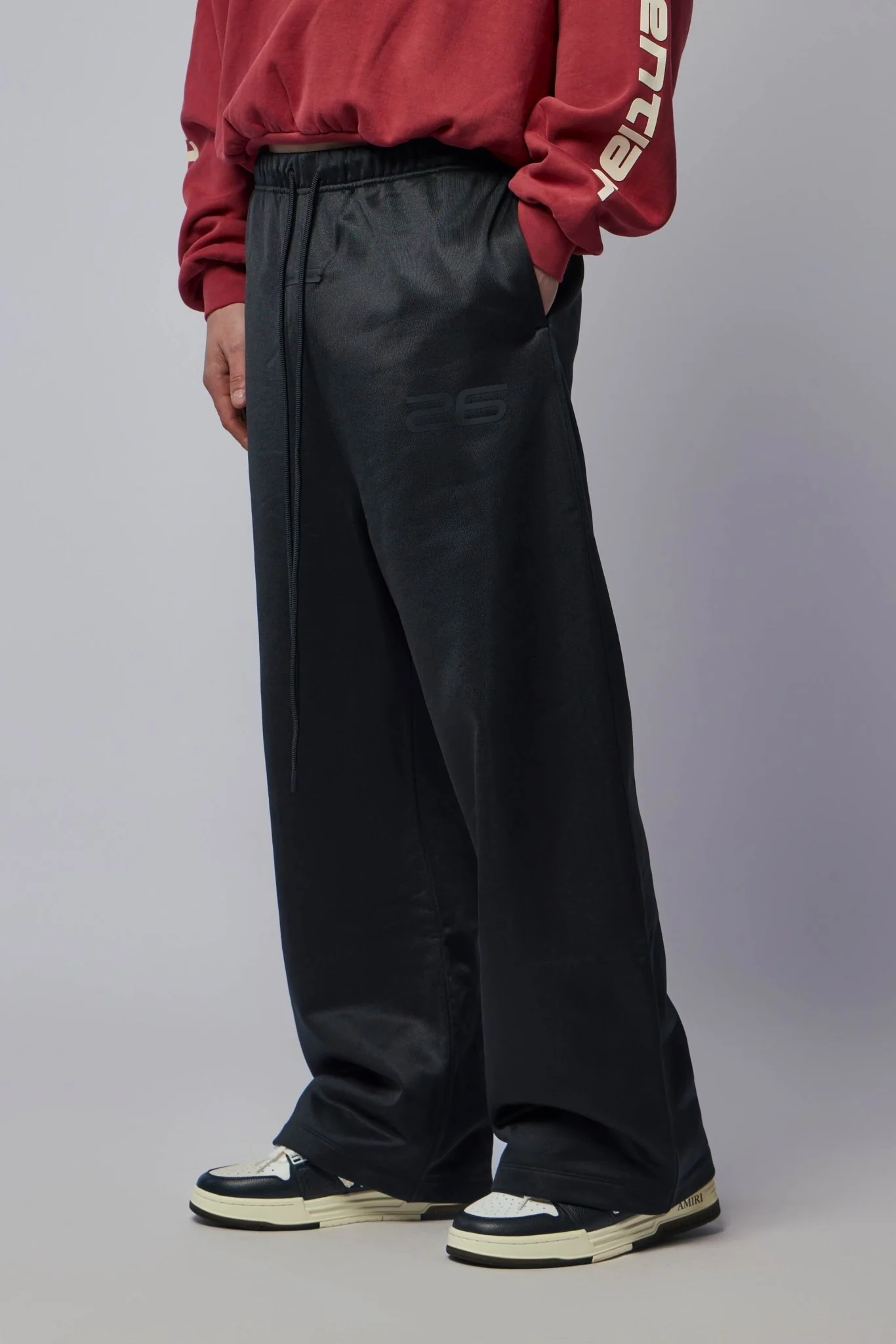Satin Fleece Lounge Sweatpant - Image 3