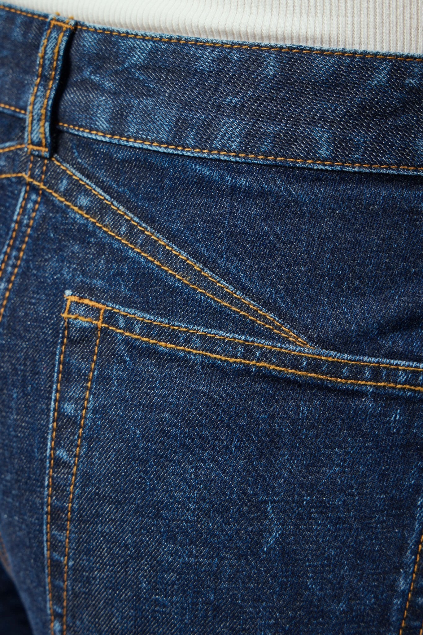 Low Round Denim Pants - Image 5