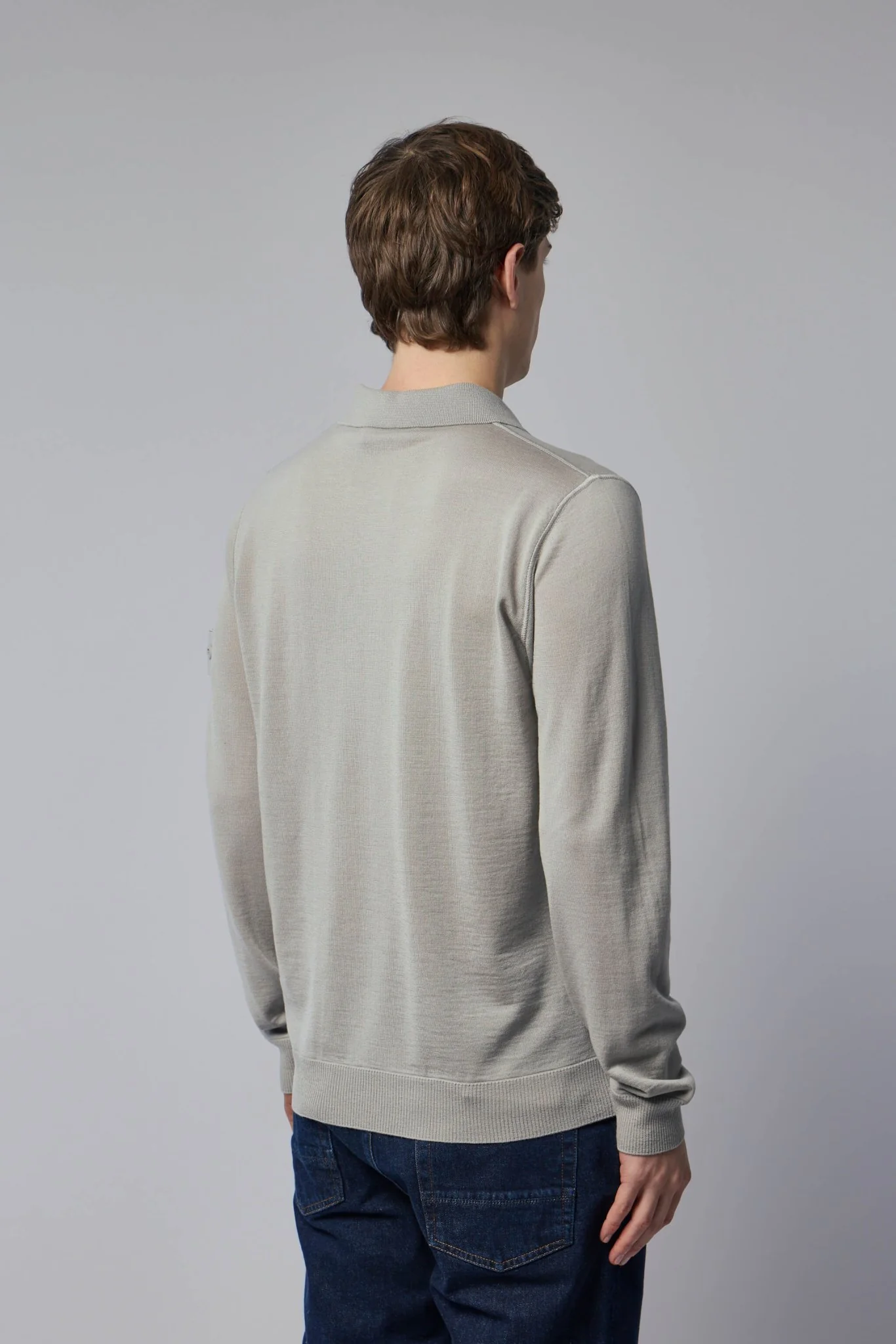 Regular Fit Long Sleeve Polo - Image 5