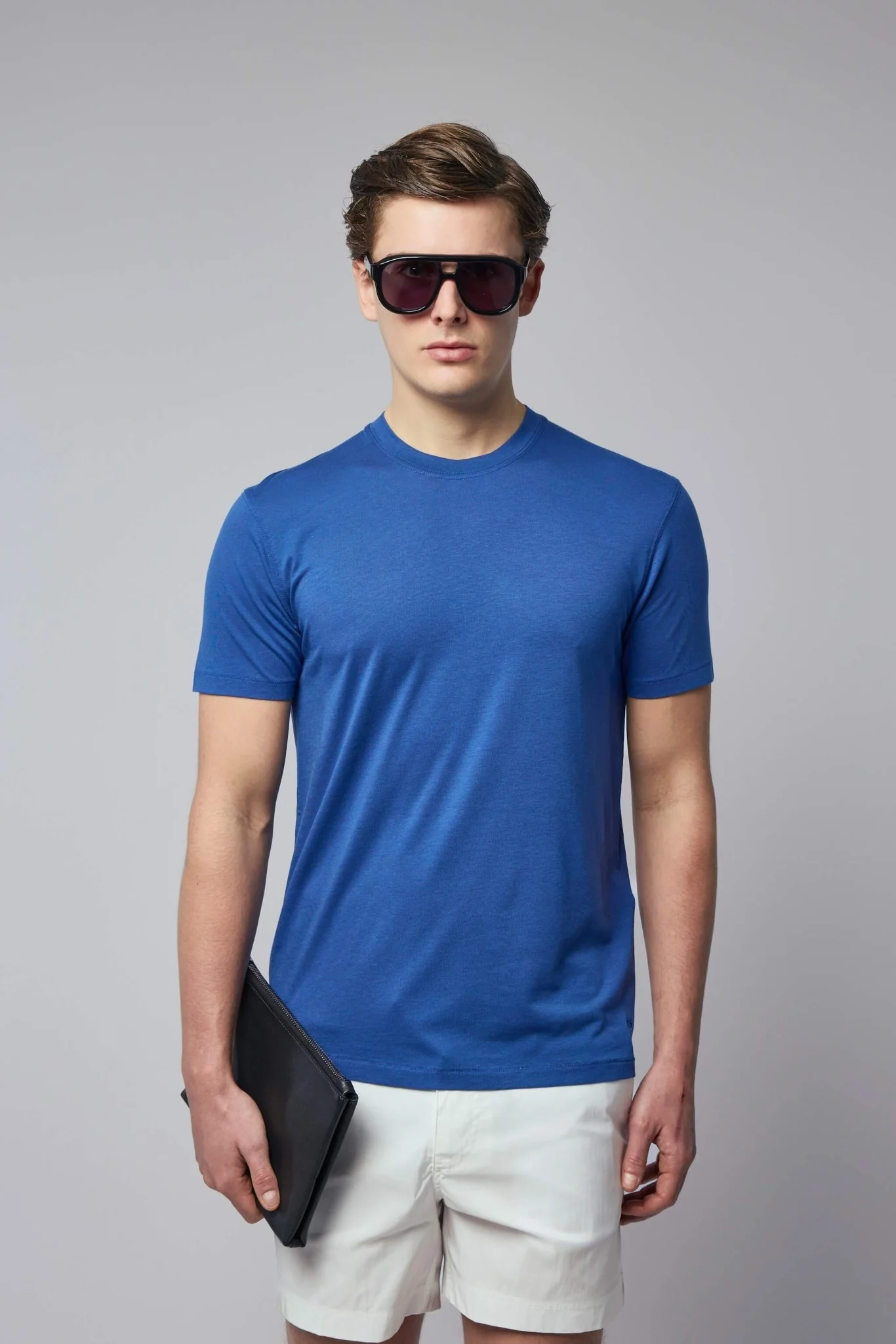 Lyocell Cotton Crew Neck T-shirt