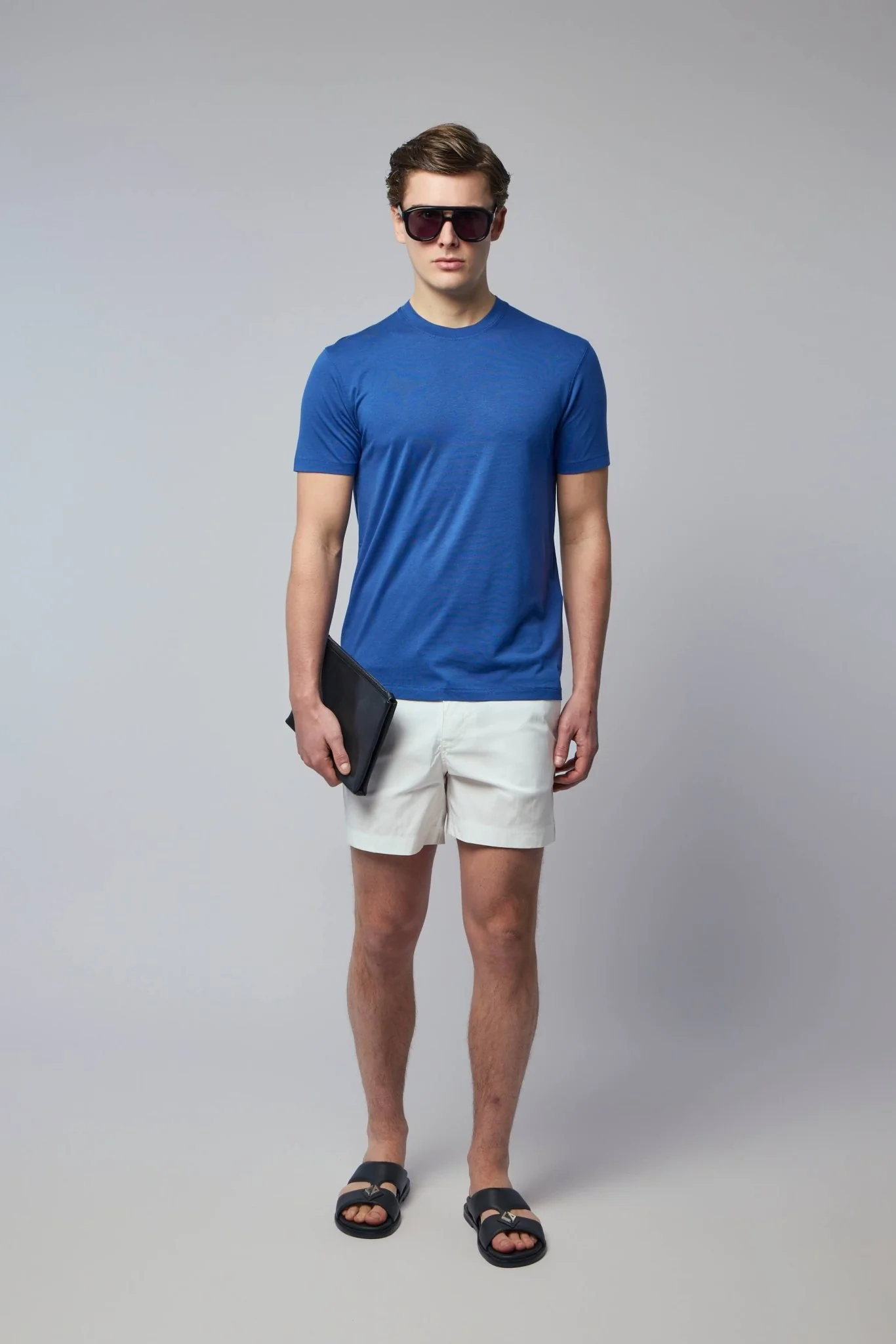 Lyocell Cotton Crew Neck T-shirt - Image 6