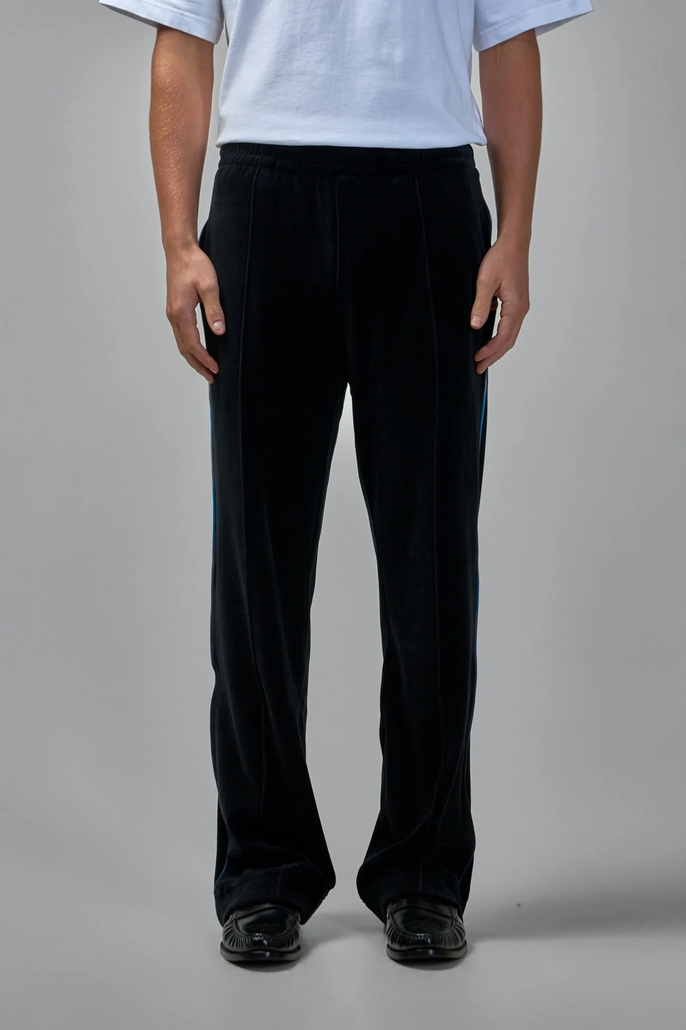 Gradient Piping Velour Track Pants - Image 2