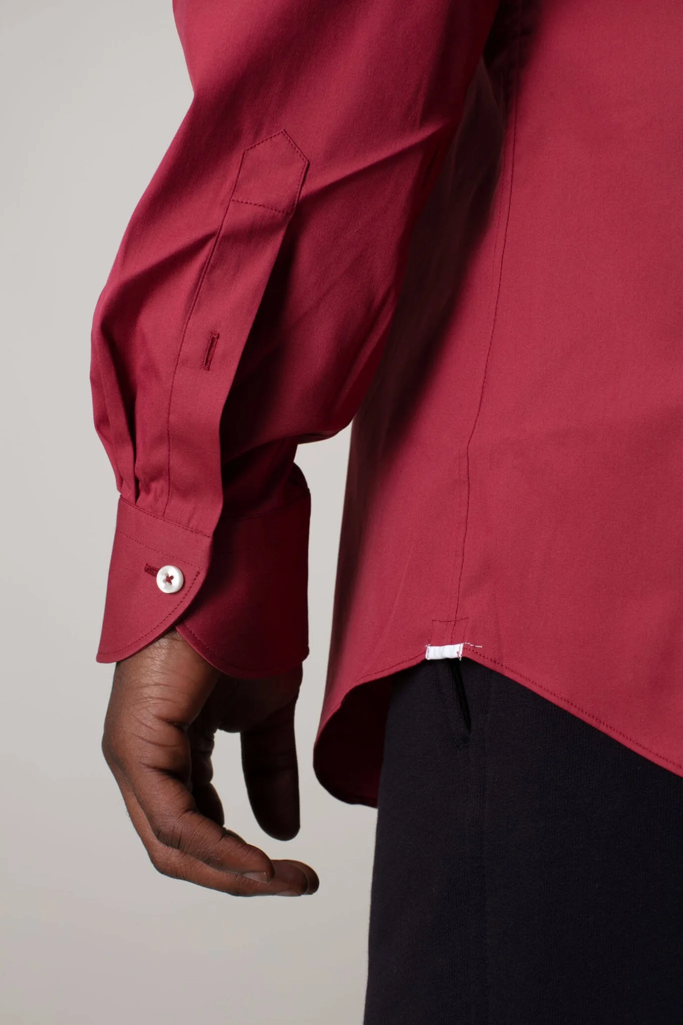 Classic Long Sleeve Cotton Shirt - Image 3