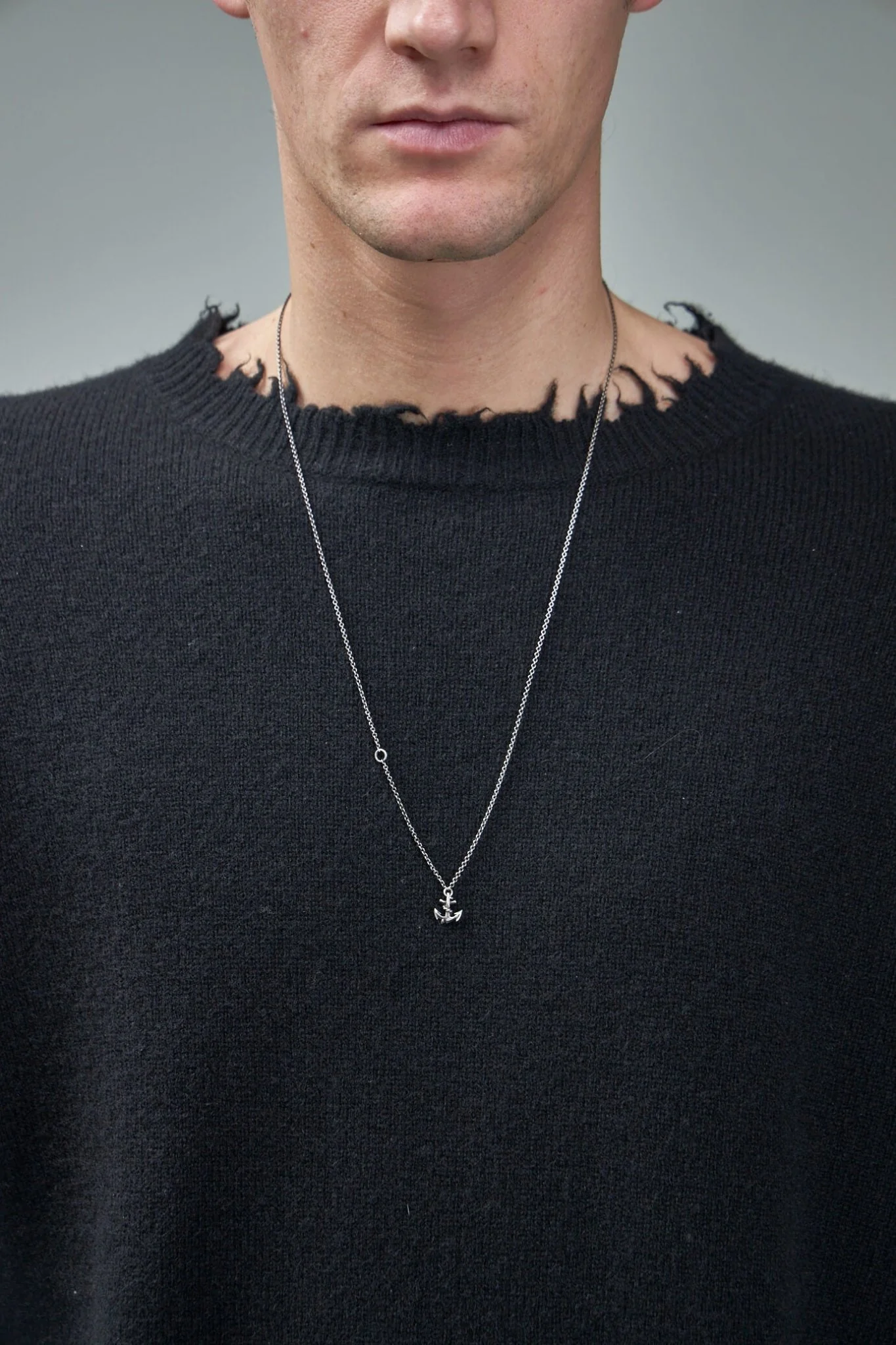 Mini Anchor Chain Necklace - Image 4