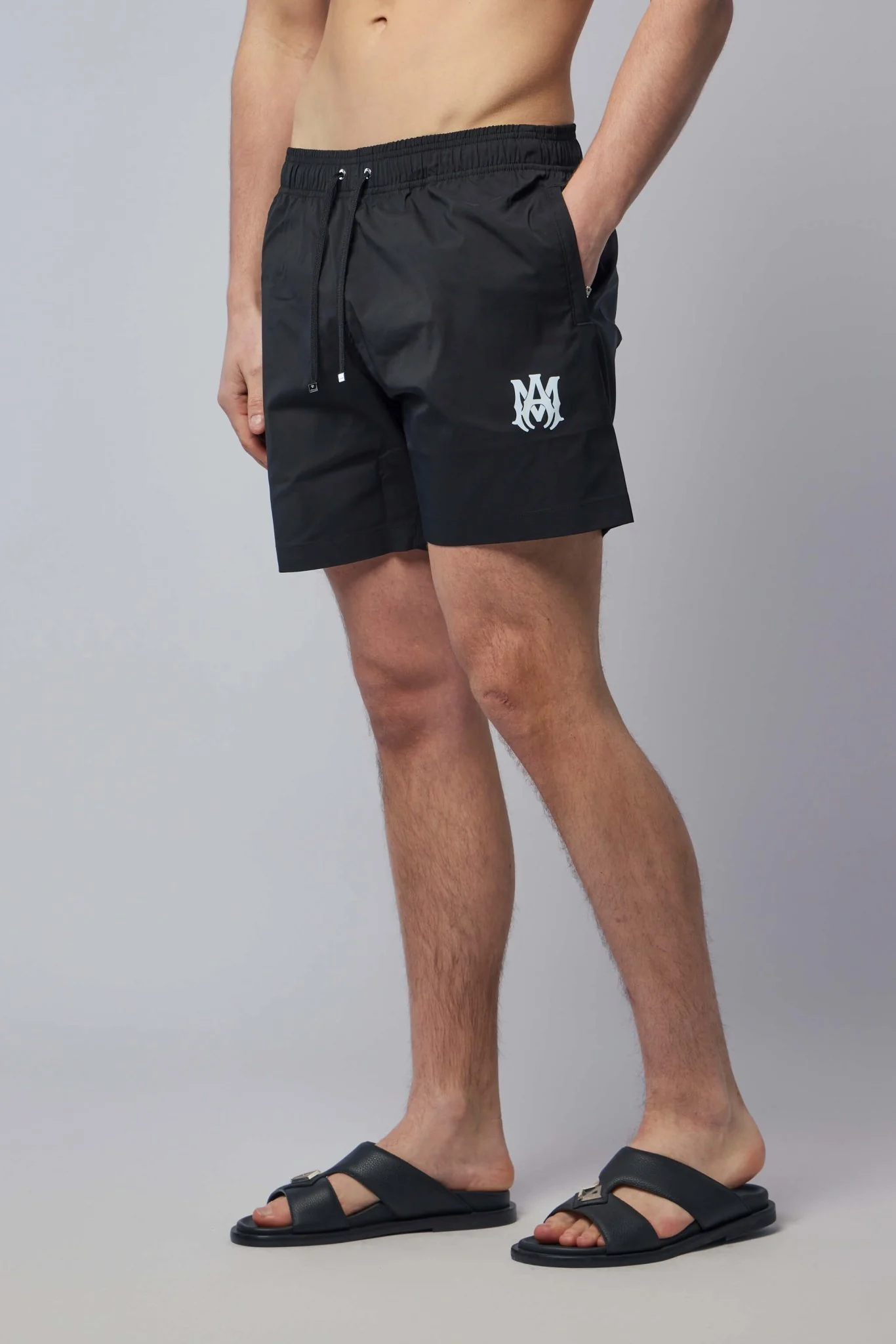 Logo Drawstring Swim Shorts - Image 3