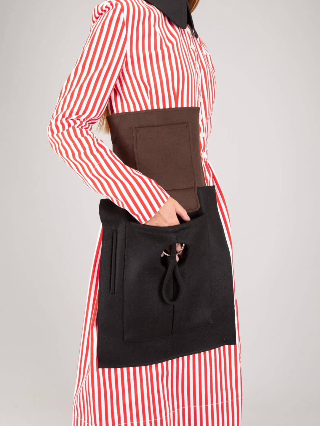 Striped Cotton Midi Dress - Image 4