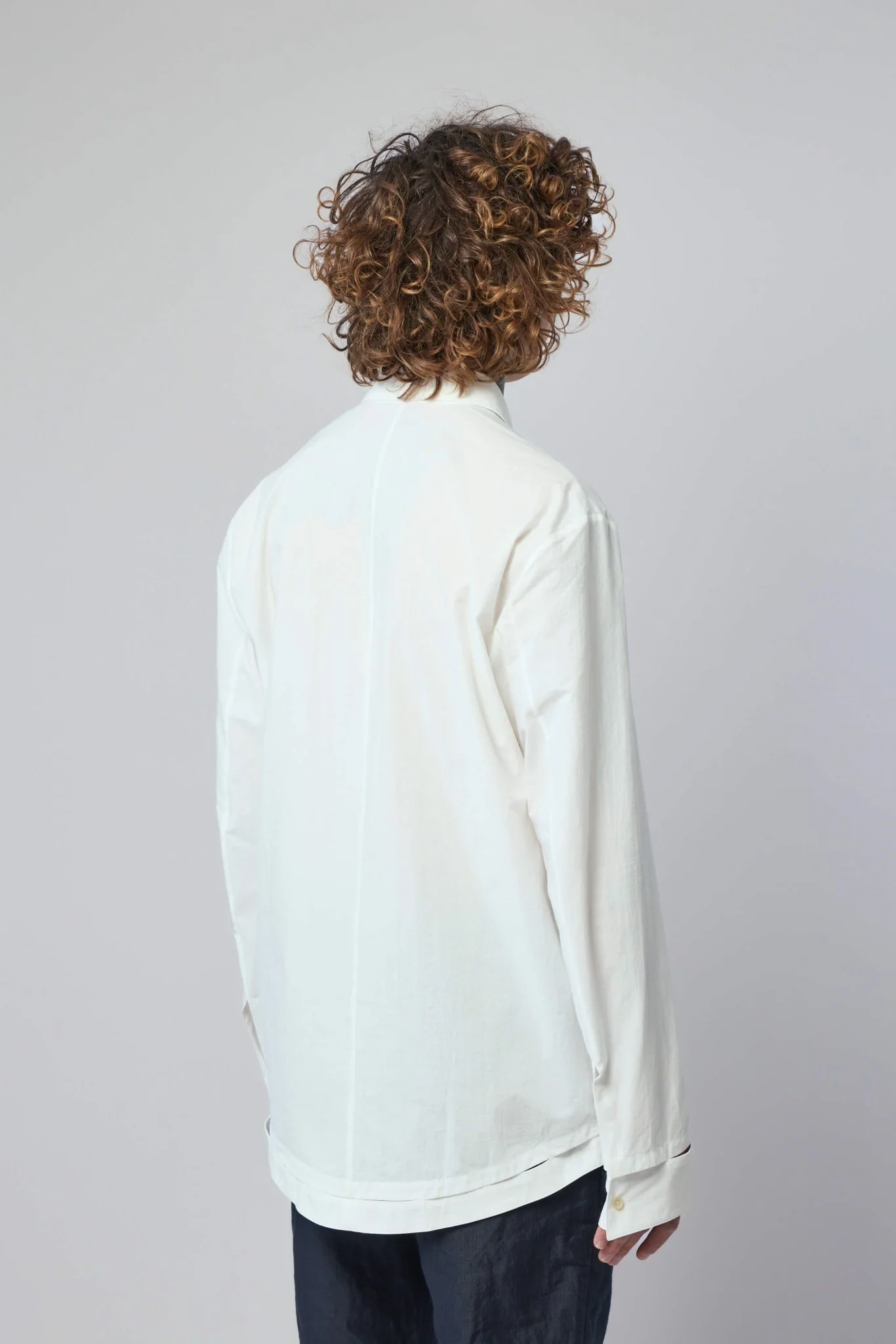 Men's Detachable Hand Stitched Hem Shirt - Image 6