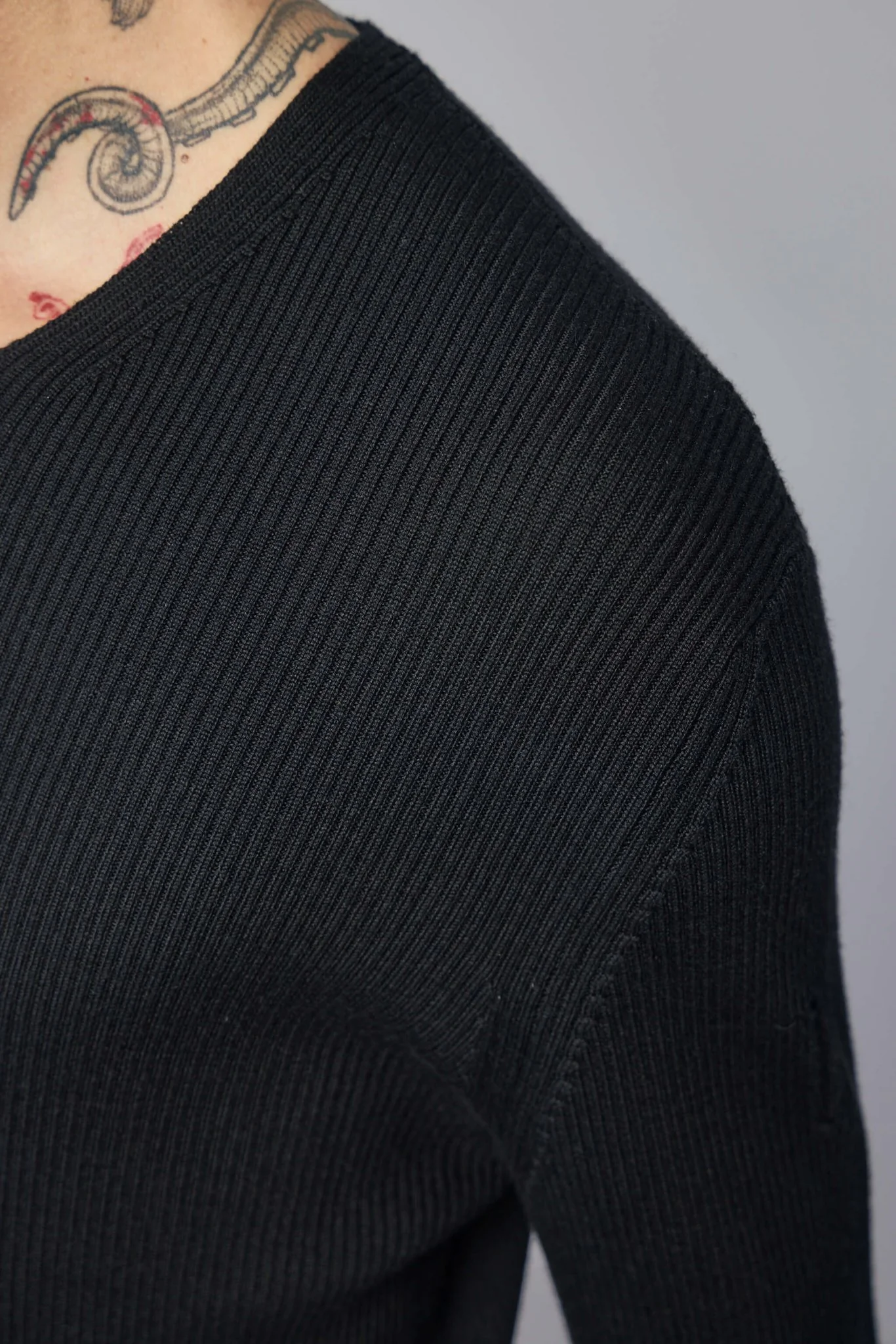 Fitted Distressed Pullover - Image 4