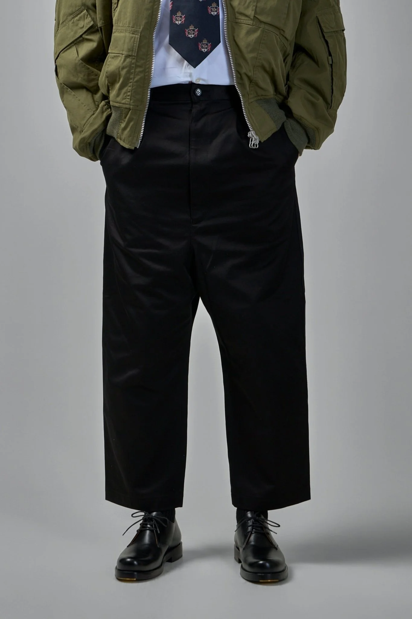 Pleated Wide Leg Trousers