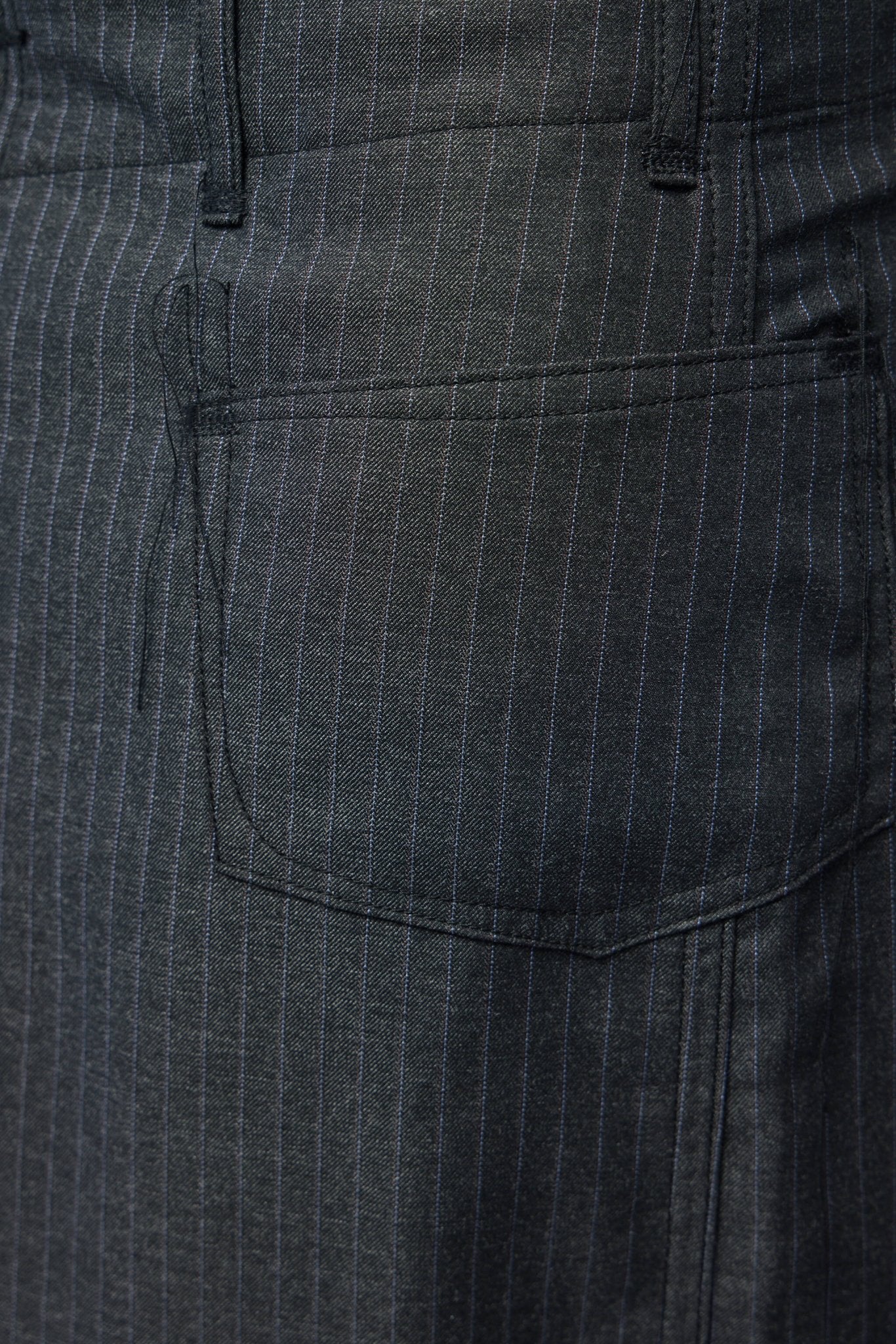 Wide-Leg Pinstripe Pants - Image 4