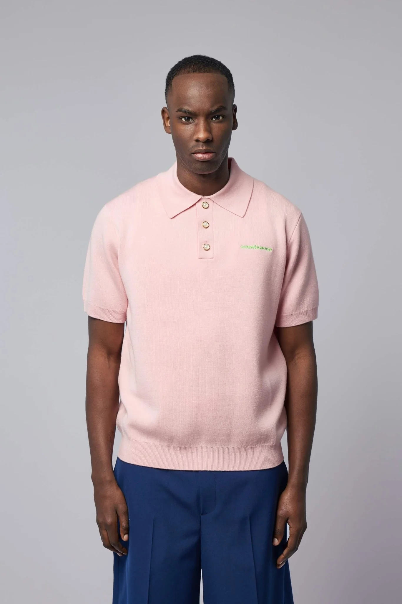 Double Face Short Sleeve Polo Shirt - Image 2