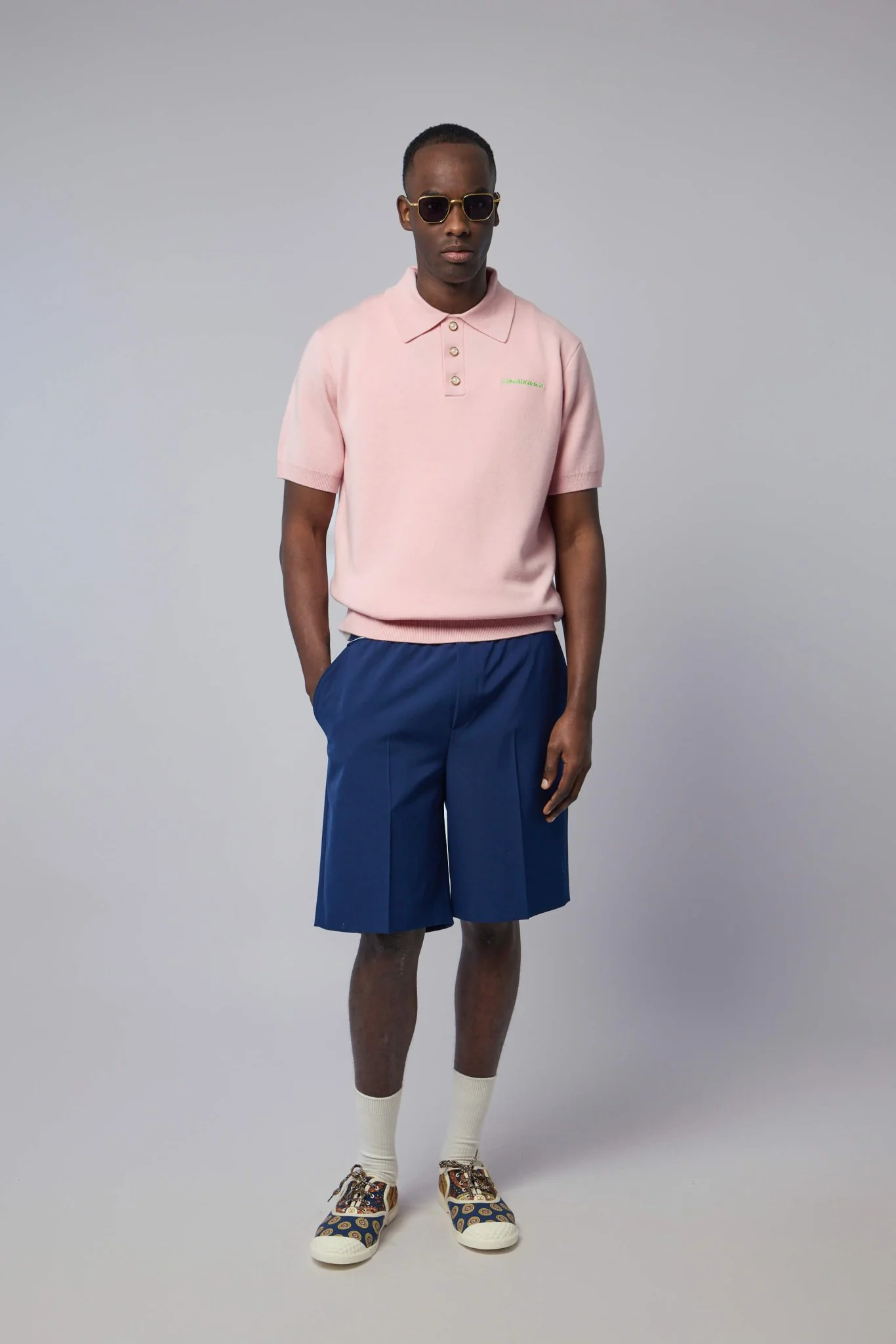 Double Face Short Sleeve Polo Shirt - Image 6
