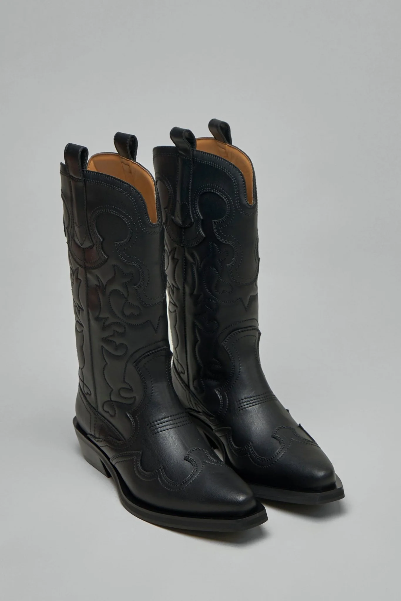 Mid Shaft Embroidered Western Boot - Image 4