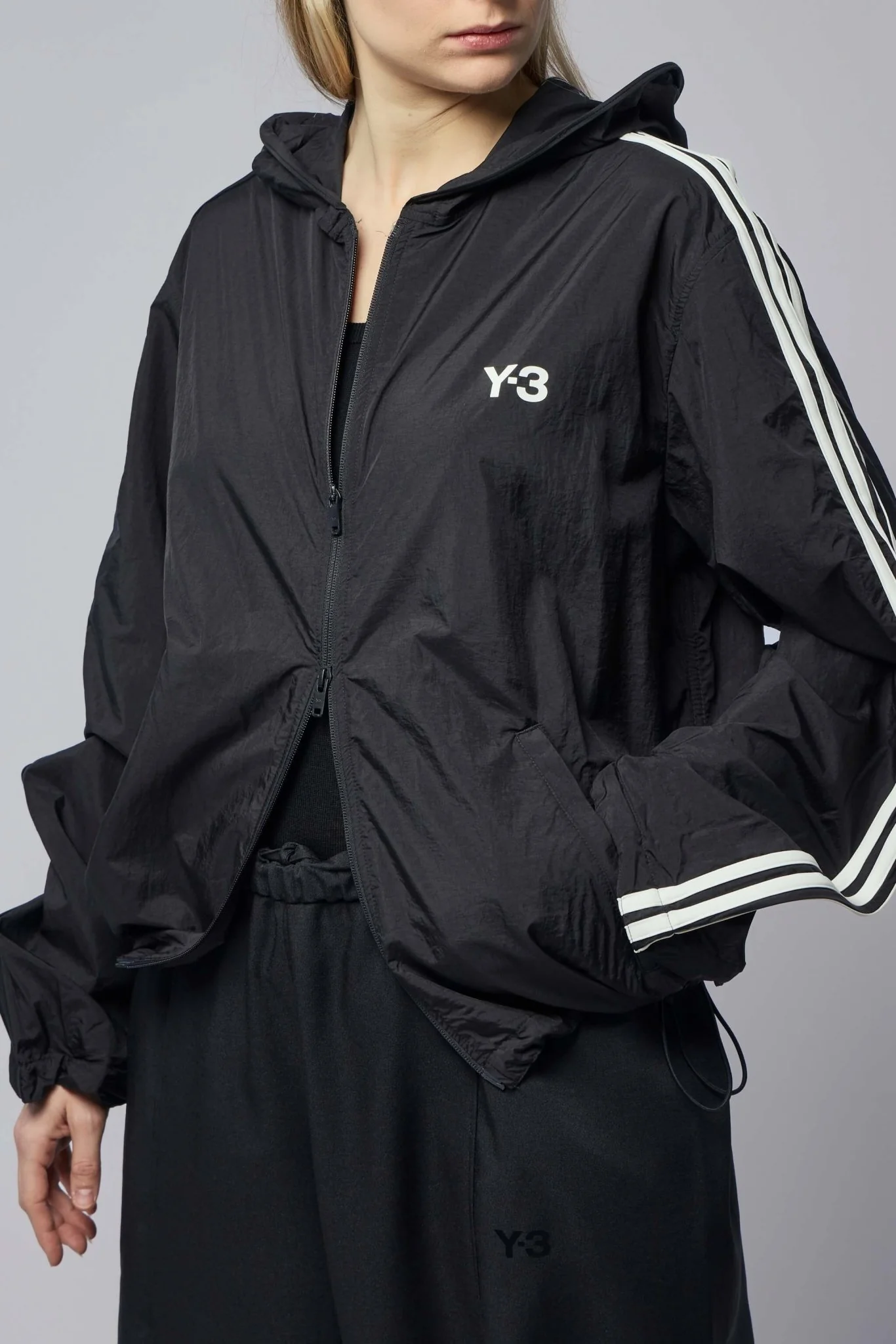 Nylon Wired 3-stripes Track Top - Image 3