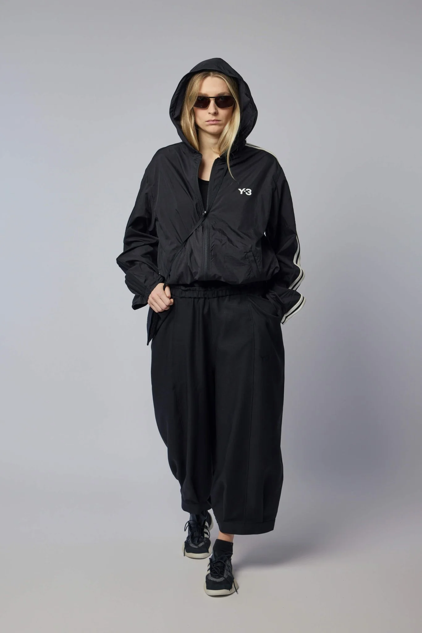 Nylon Wired 3-stripes Track Top - Image 8