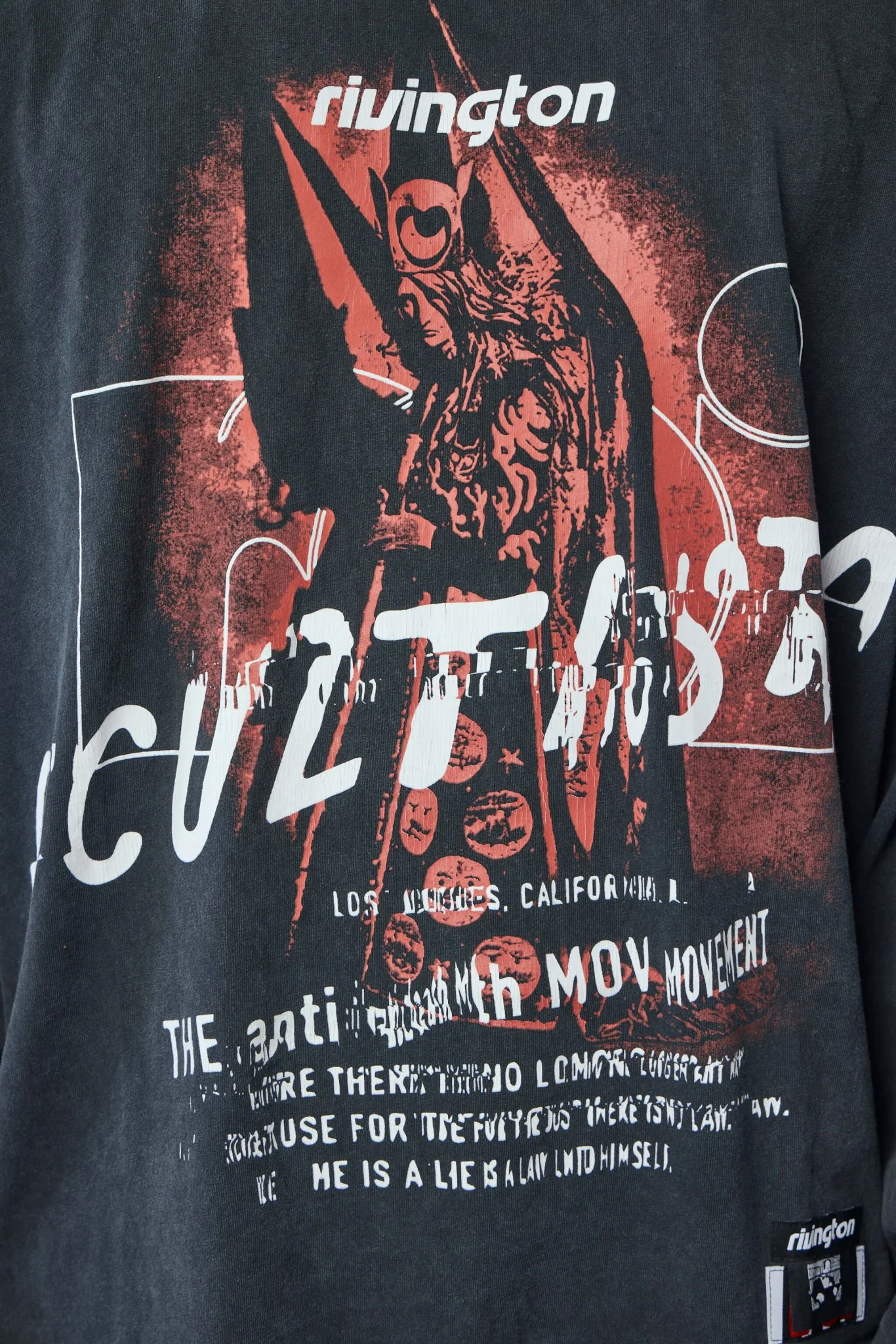 Occultista Vintage LS Tee Vintage Black - Image 4
