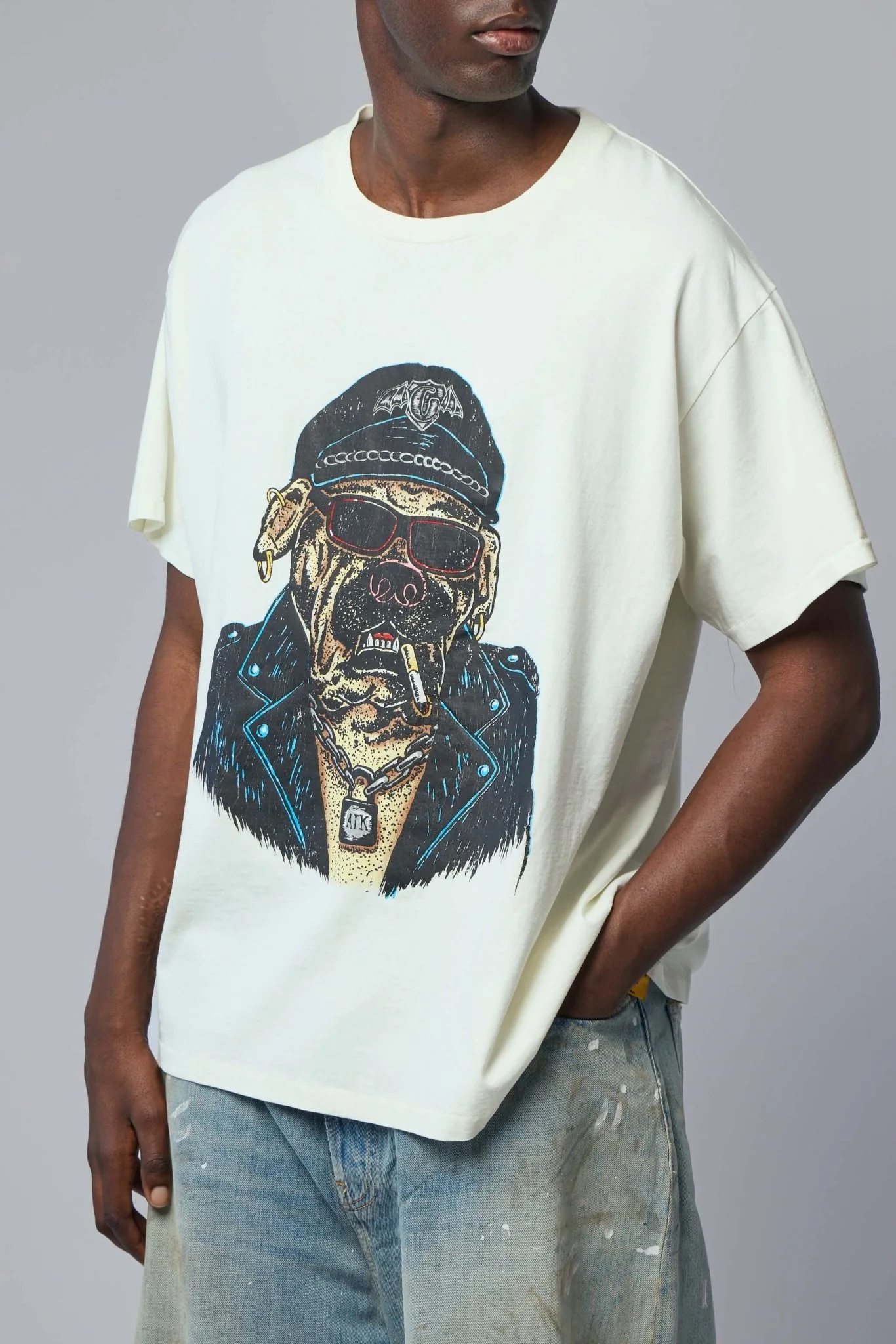 Oct Biker Dog Tee - Image 3