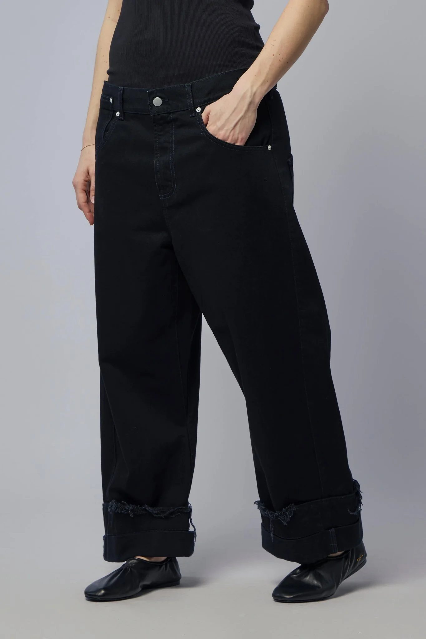 Oversized Denim Trousers - Image 3