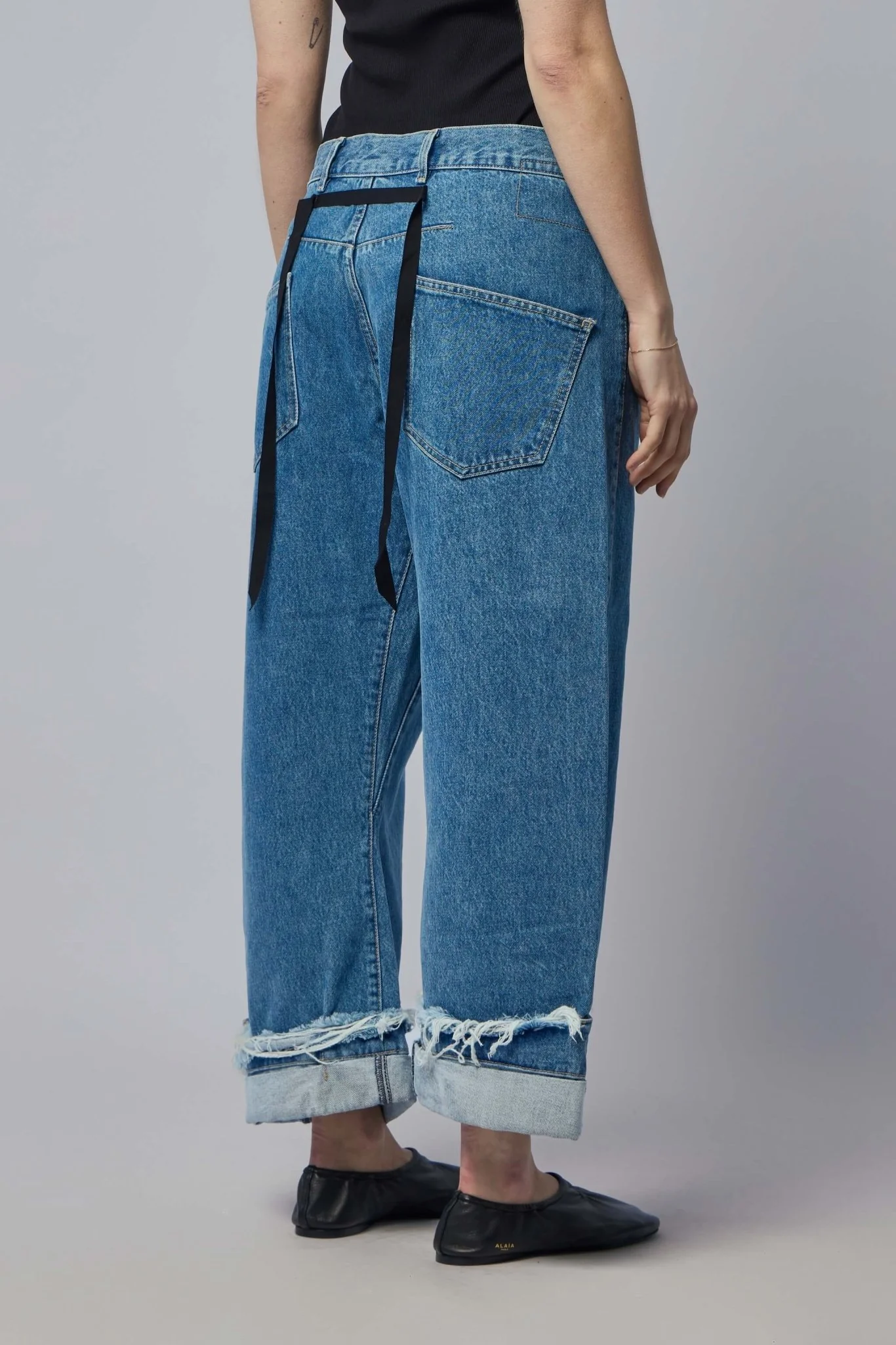 Oversized Denim Trousers - Image 4